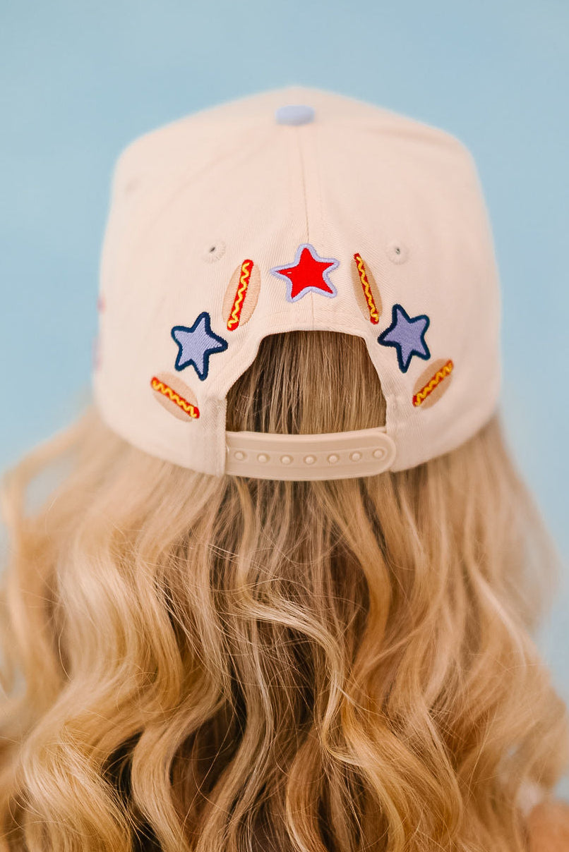 YOU LOOK LIKE THE FOURTH OF JULY STRUCTURED HAT HAT Judith March