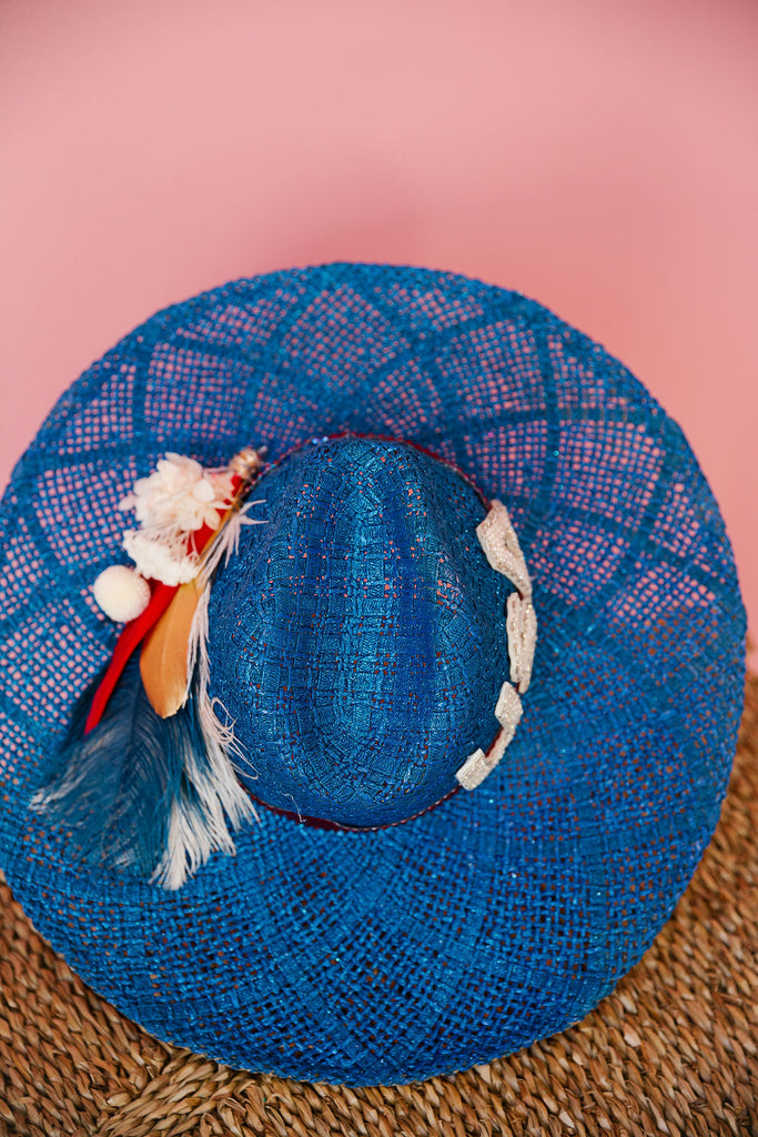 USA BLUE SUN HAT Sun hat Judith March   