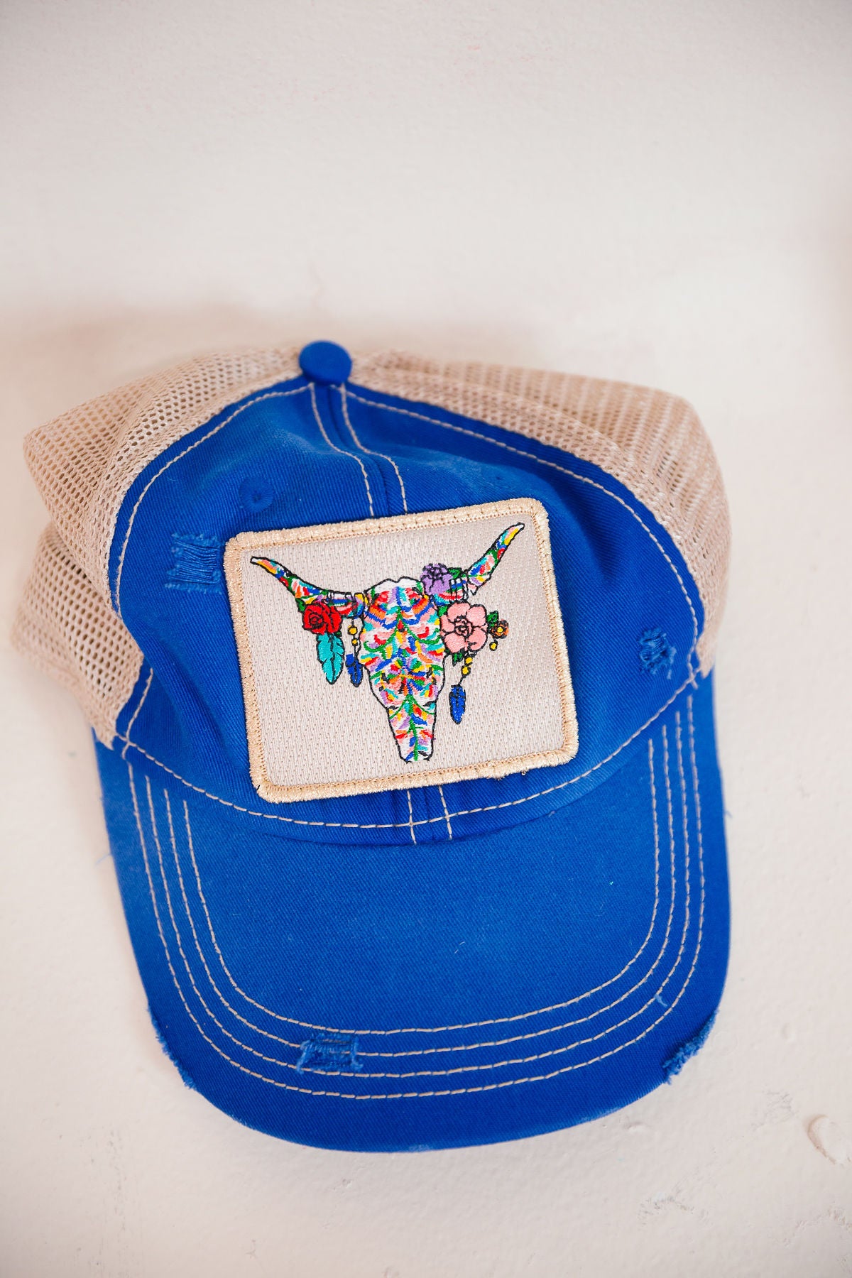 *BOHO STEER HEAD ROYAL HAT HAT Judith March