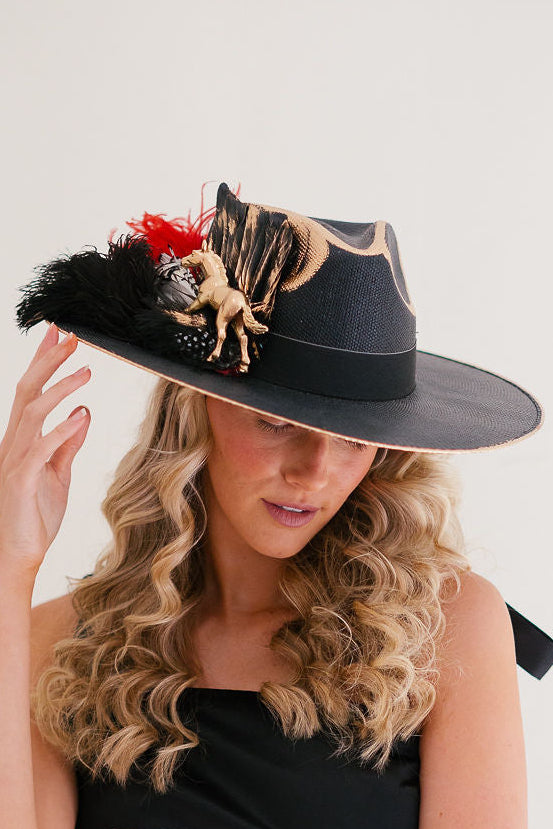 MIDNIGHT AT THE RACES RANCHER HAT RANCHER HAT Judith March