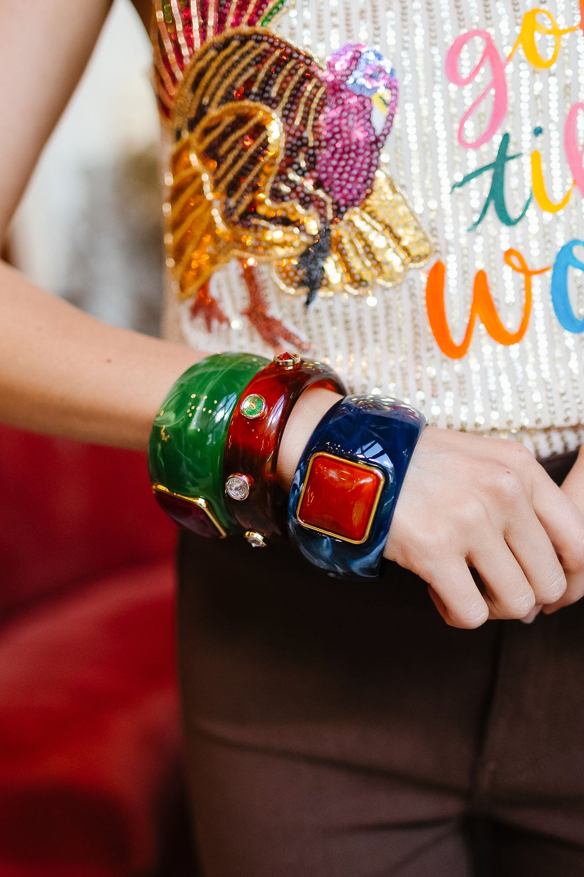 AUTUMN JEWEL CUFFS BRACELET Judith March