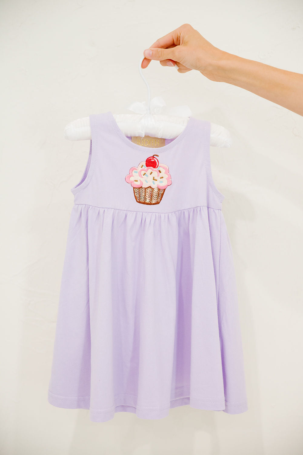 **MINI KIDS CUPCAKE PURPLE DRESS DRESS Judith March