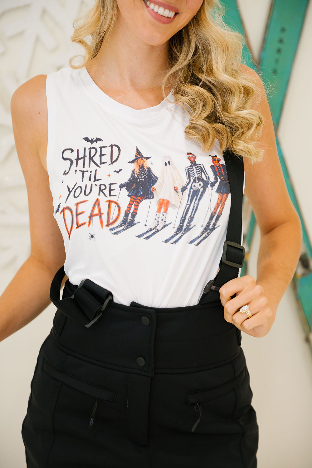 SHRED TIL YOU'RE DEAD TEE/TANK PULLOVER Judith March