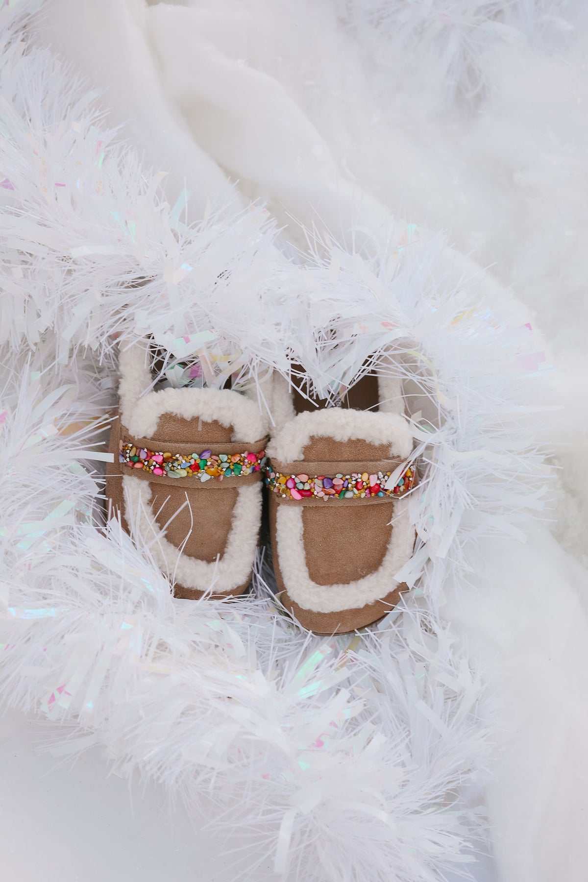 MINI KIDS SUGARPLUM SPARKLE SLIPPERS