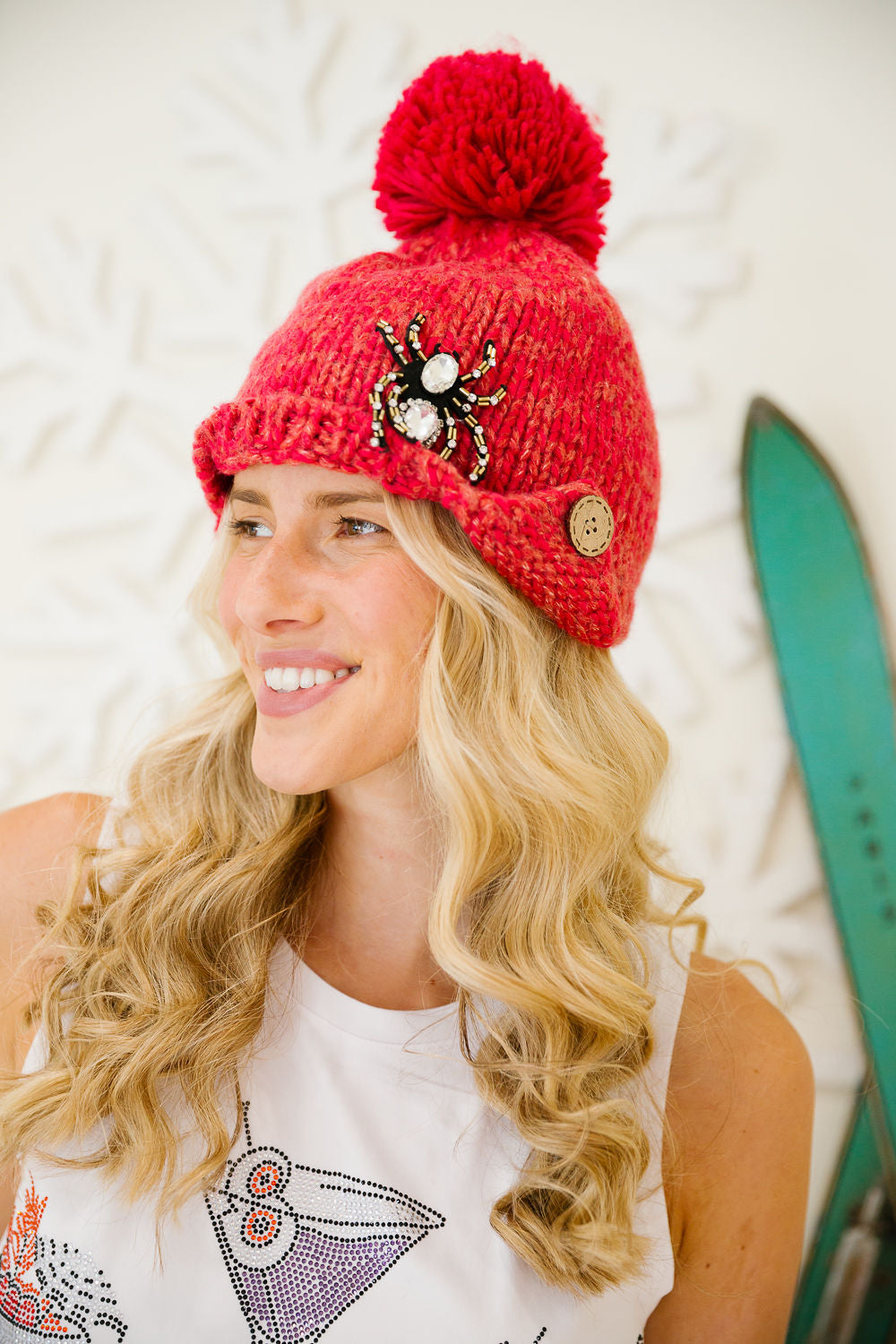 RED SPIDER BEANIE Clutch Judith March