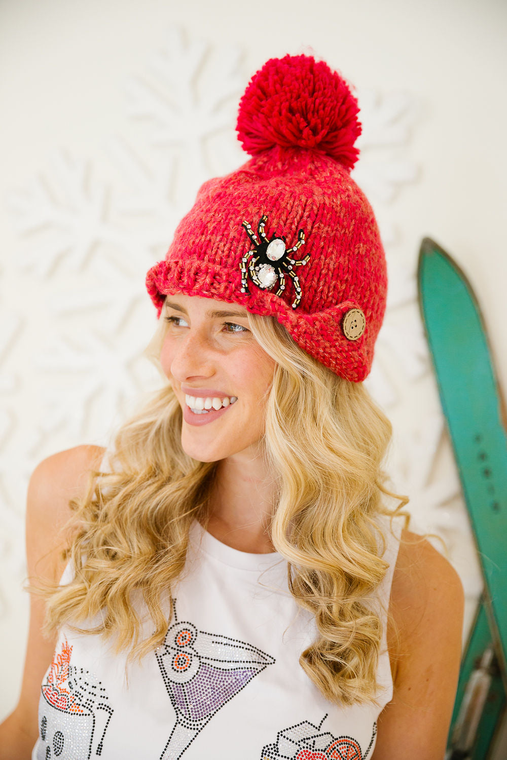 RED SPIDER BEANIE Clutch Judith March