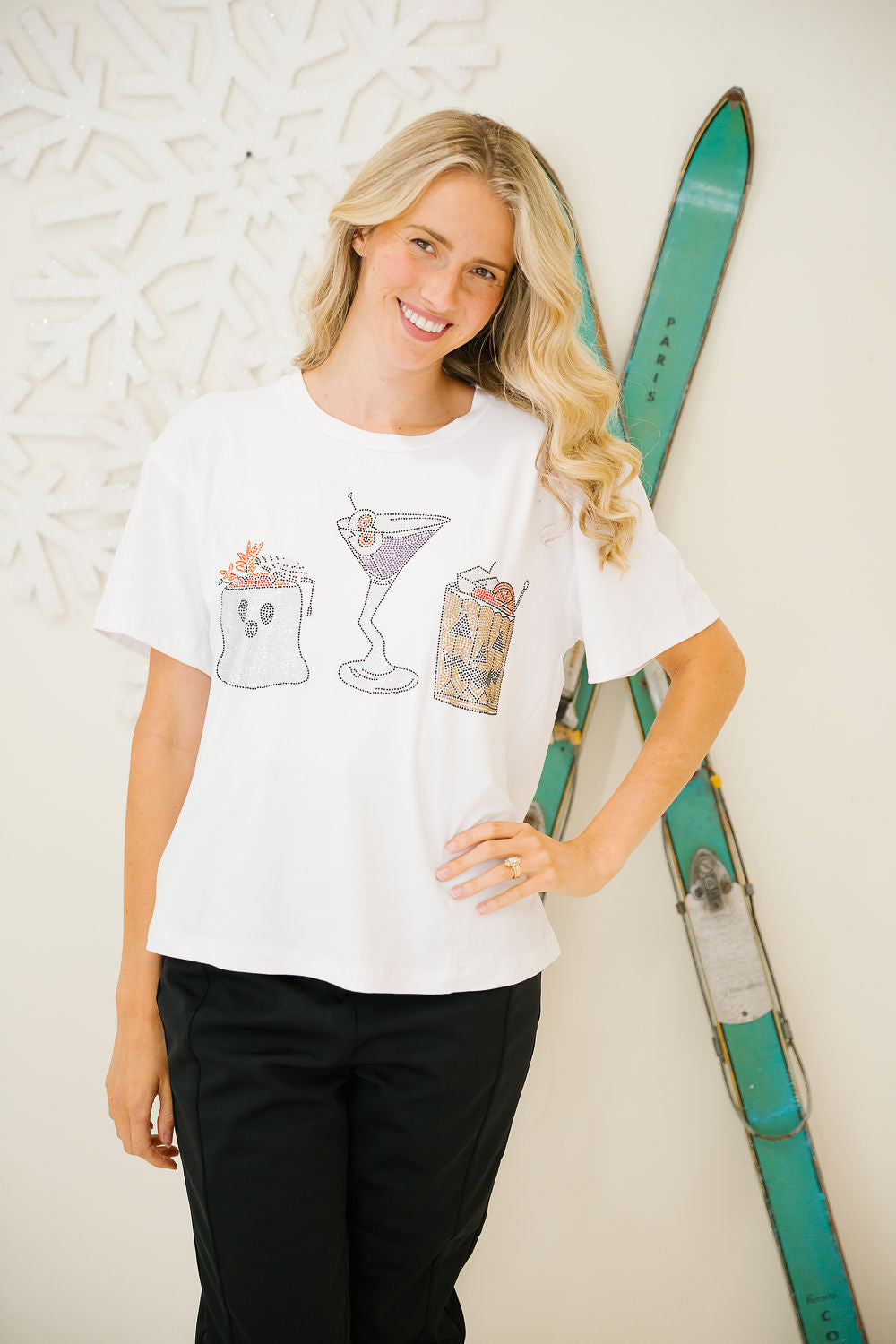 SPOOKY SIPS TEE/TANK PULLOVER Judith March