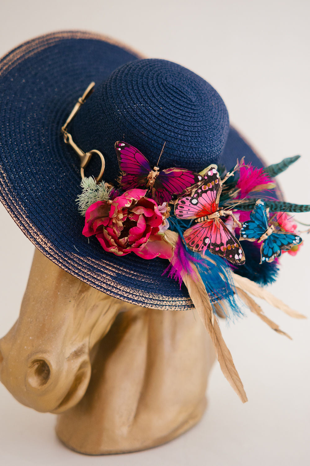 GARDEN GALA NAVY SUN HAT RANCHER HAT Judith March