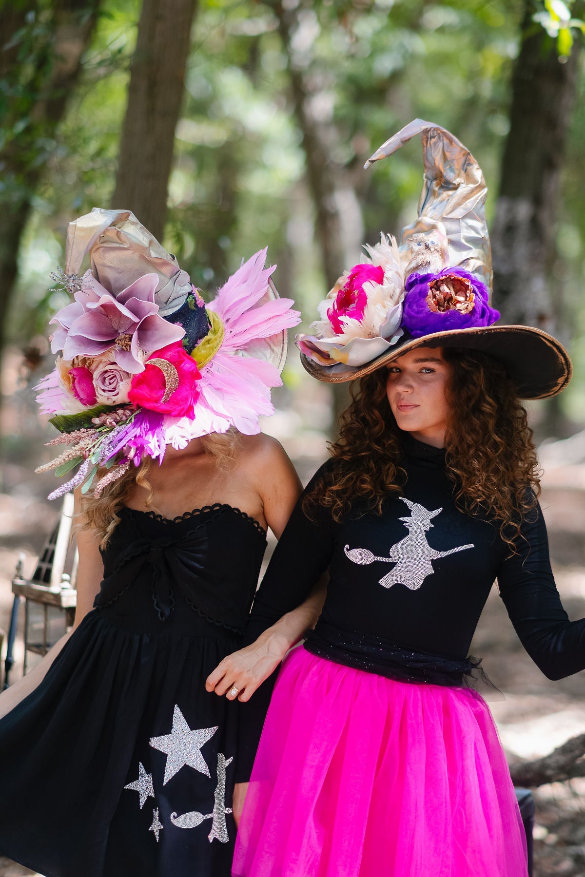 MYSTIC GARDEN WITCH HAT (ONE OF A KIND) WITCH HAT Judith March