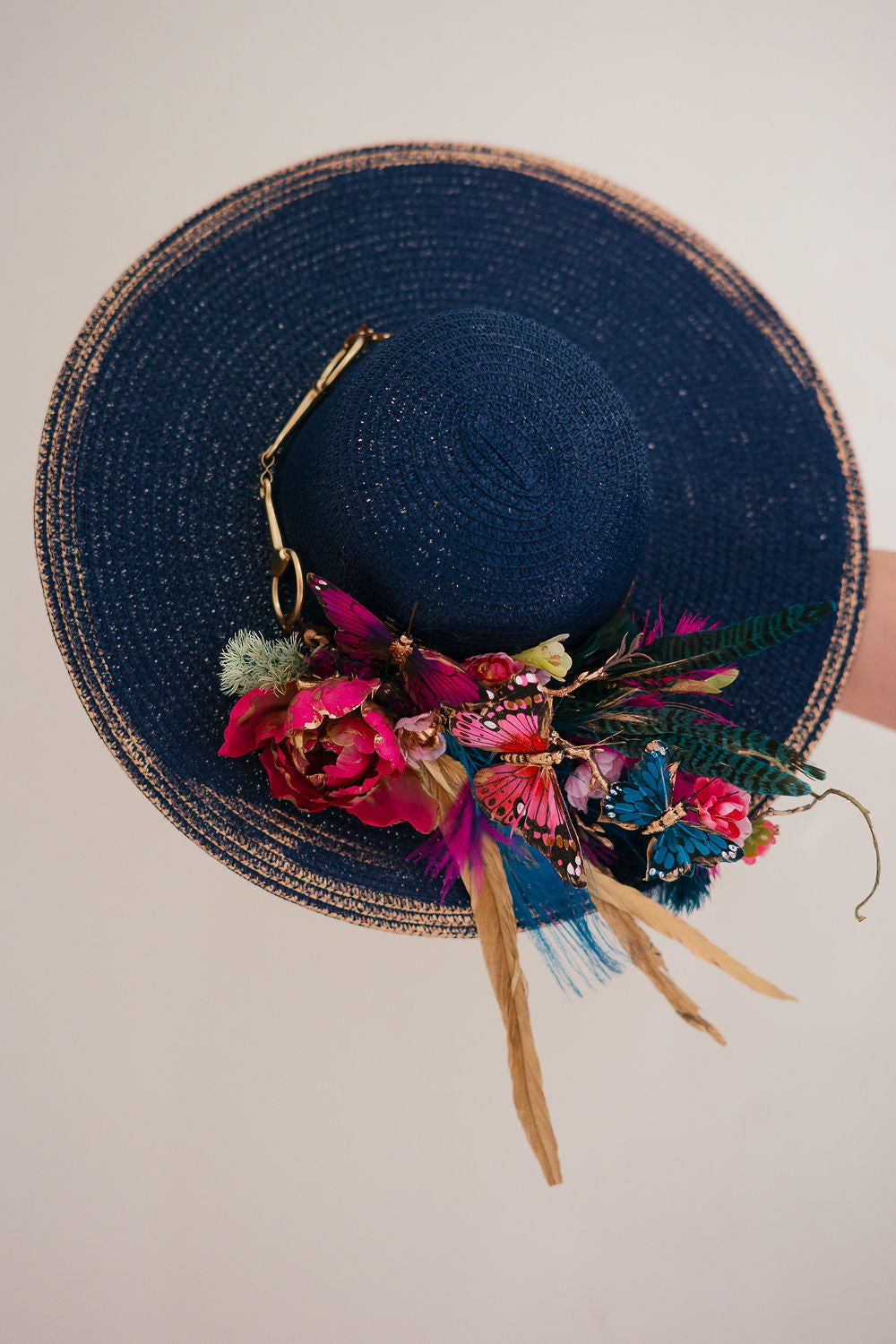GARDEN GALA NAVY SUN HAT RANCHER HAT Judith March