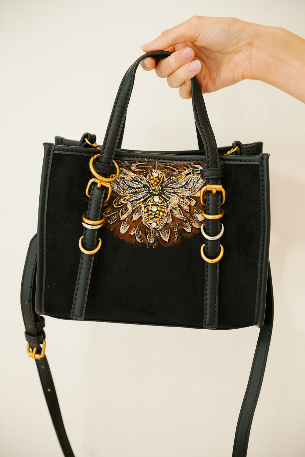 QUEEN BEE CONVERTIBLE HANDBAG Clutch Judith March