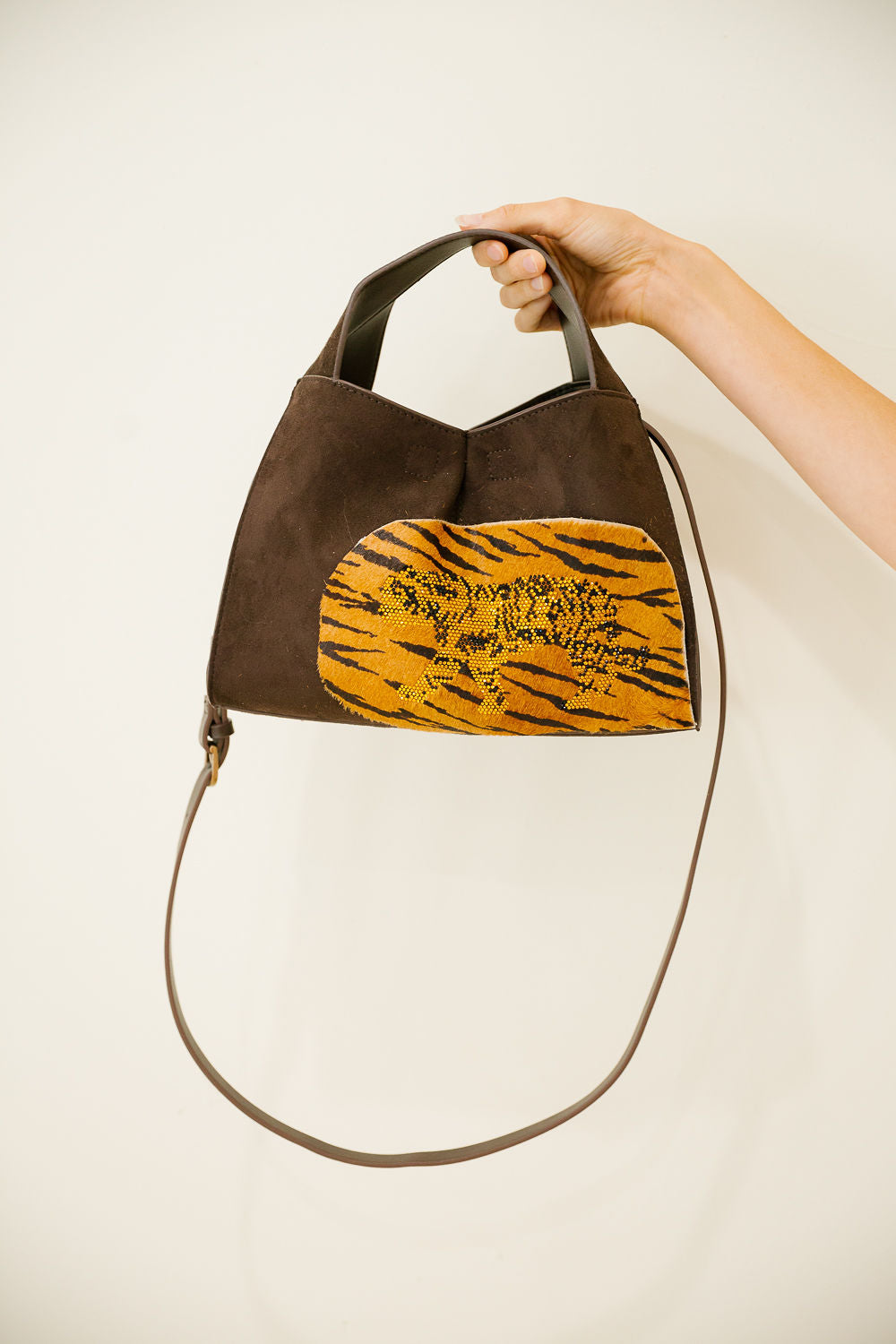 TIGER TRAIL CONVERTIBLE HANDBAG Clutch Judith March