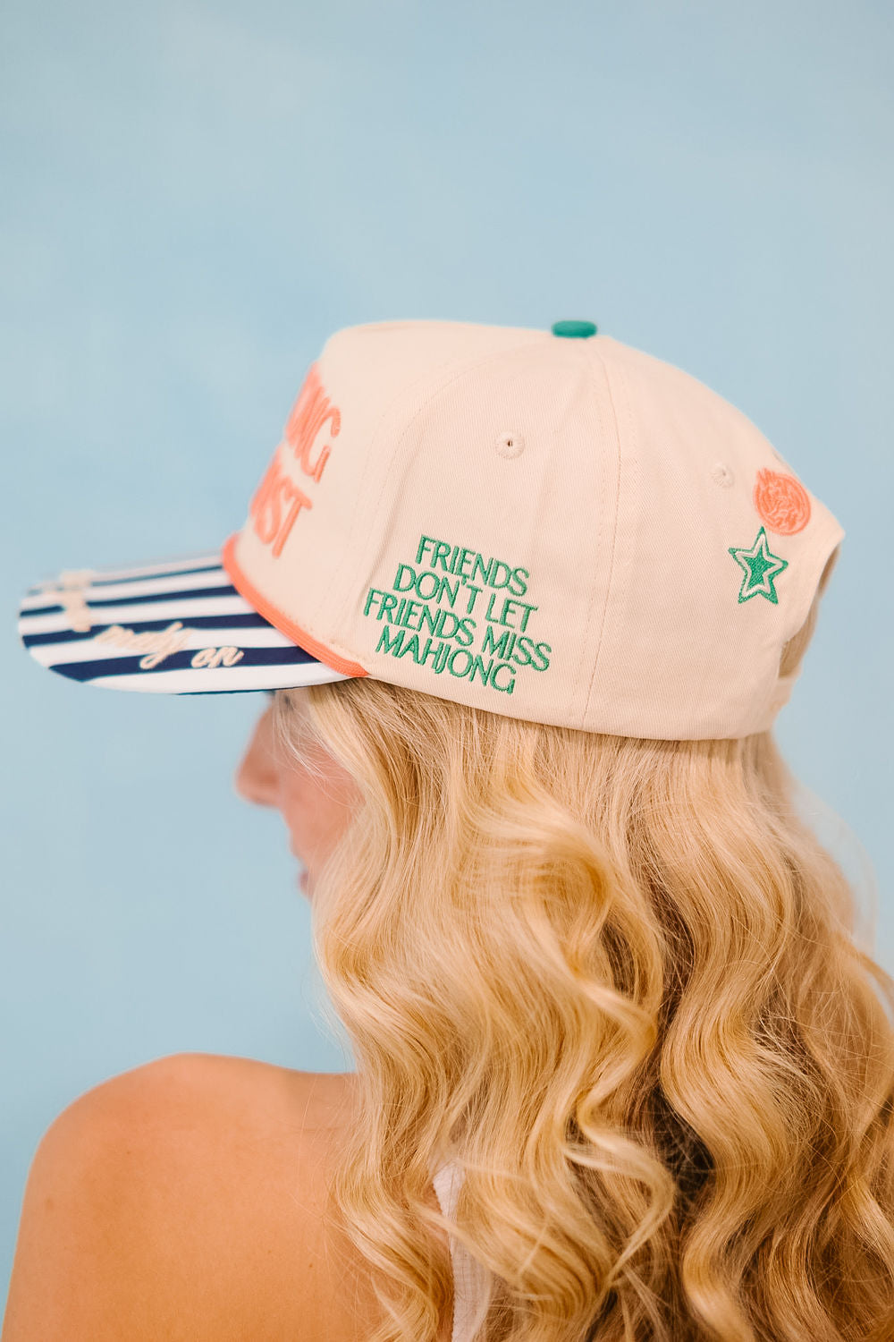 MAHJONG ENTHUSIAST STRUCTURED HAT HAT Judith March