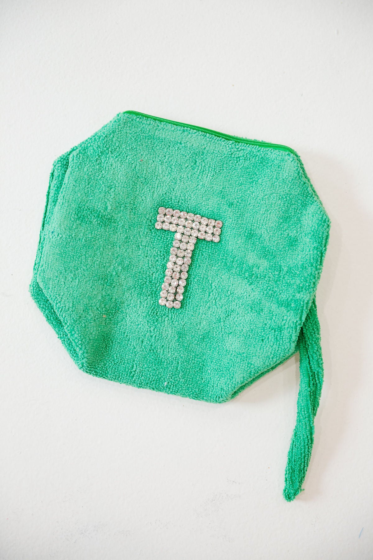 *DIAMOND "T" SMALL GREEN TERRY BAG BAG Judith March