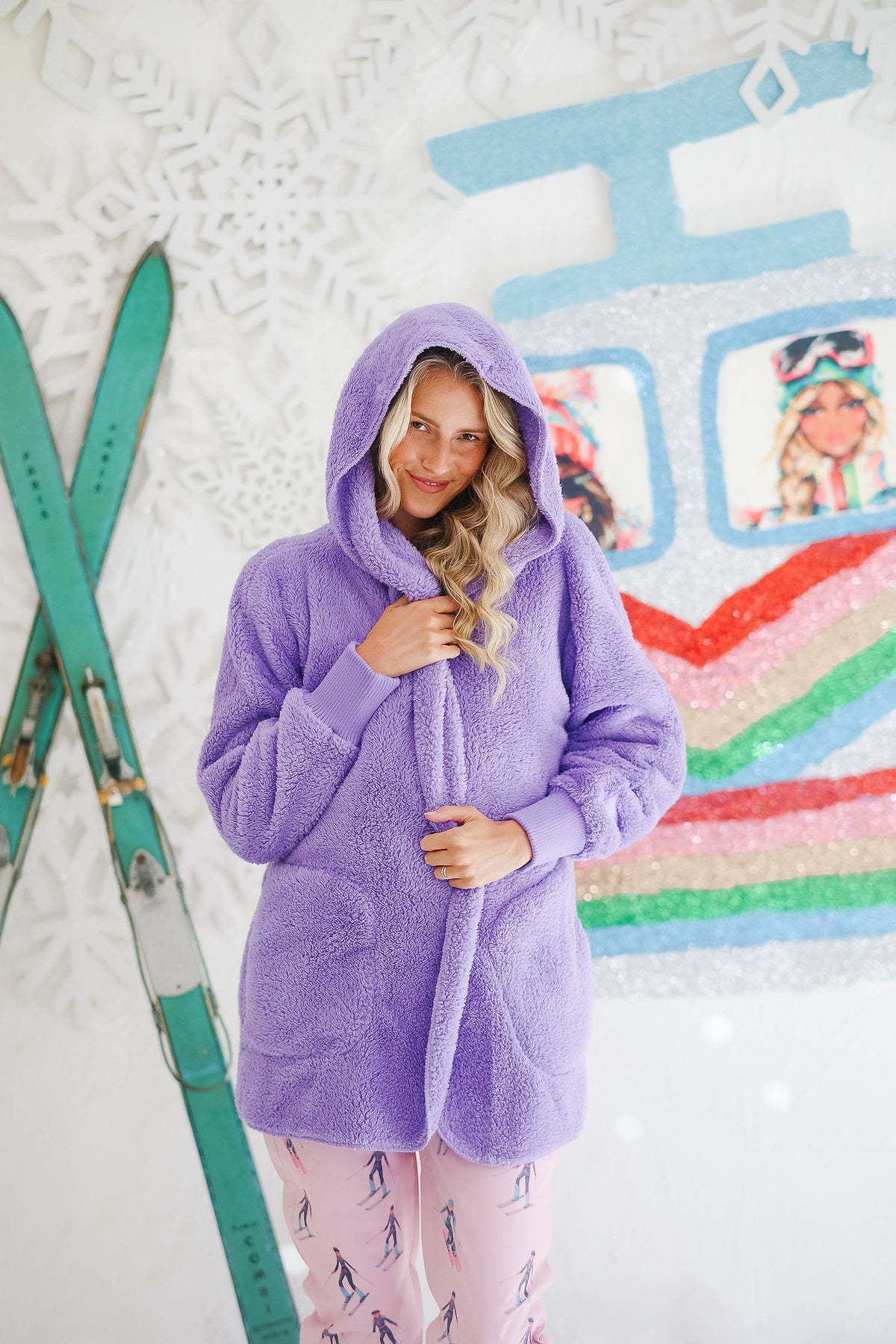 APRÈS IT GIRLS PURPLE CARDIGAN JACKET Judith March