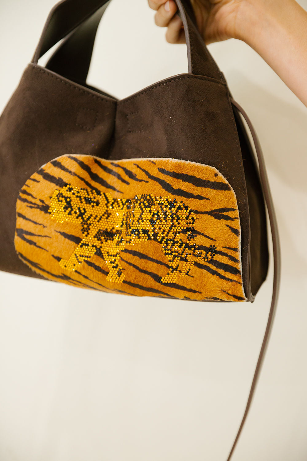 TIGER TRAIL CONVERTIBLE HANDBAG Clutch Judith March
