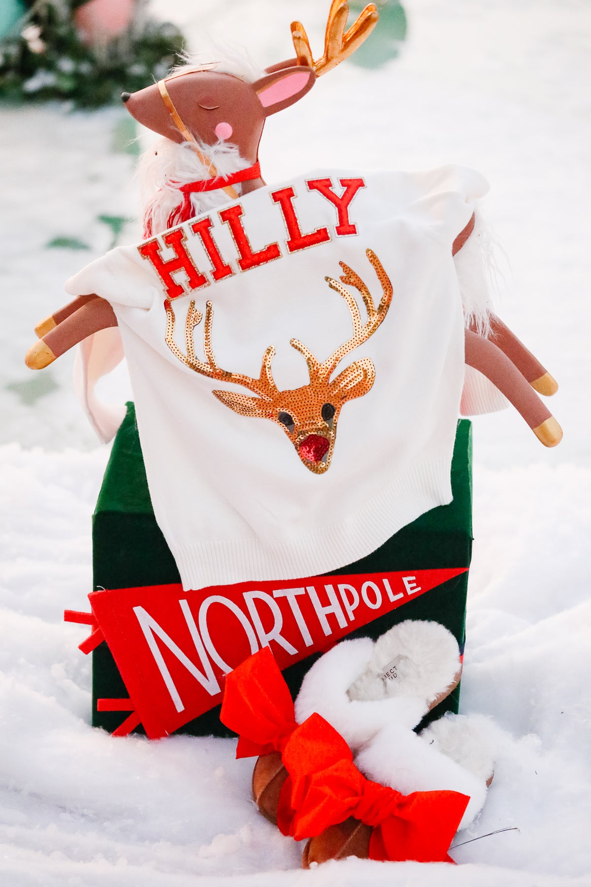 MINI KIDS RUDOLPH CUSTOM SWEATER PULLOVER Judith March