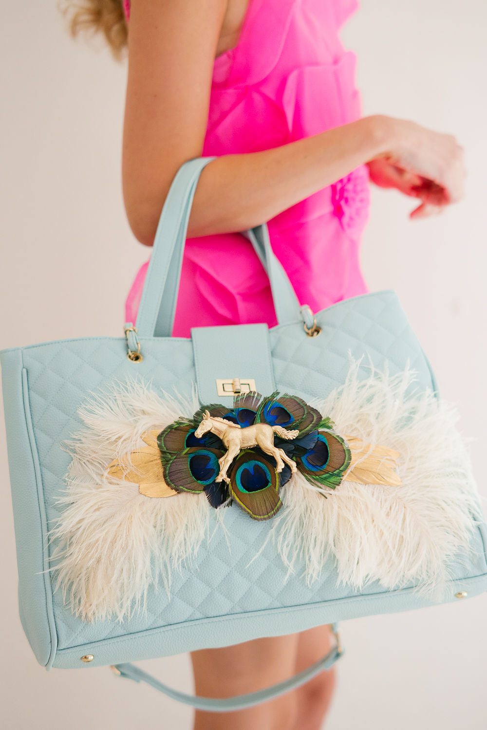 DOWN THE STRETCH TOTE BAG Clutch Judith March