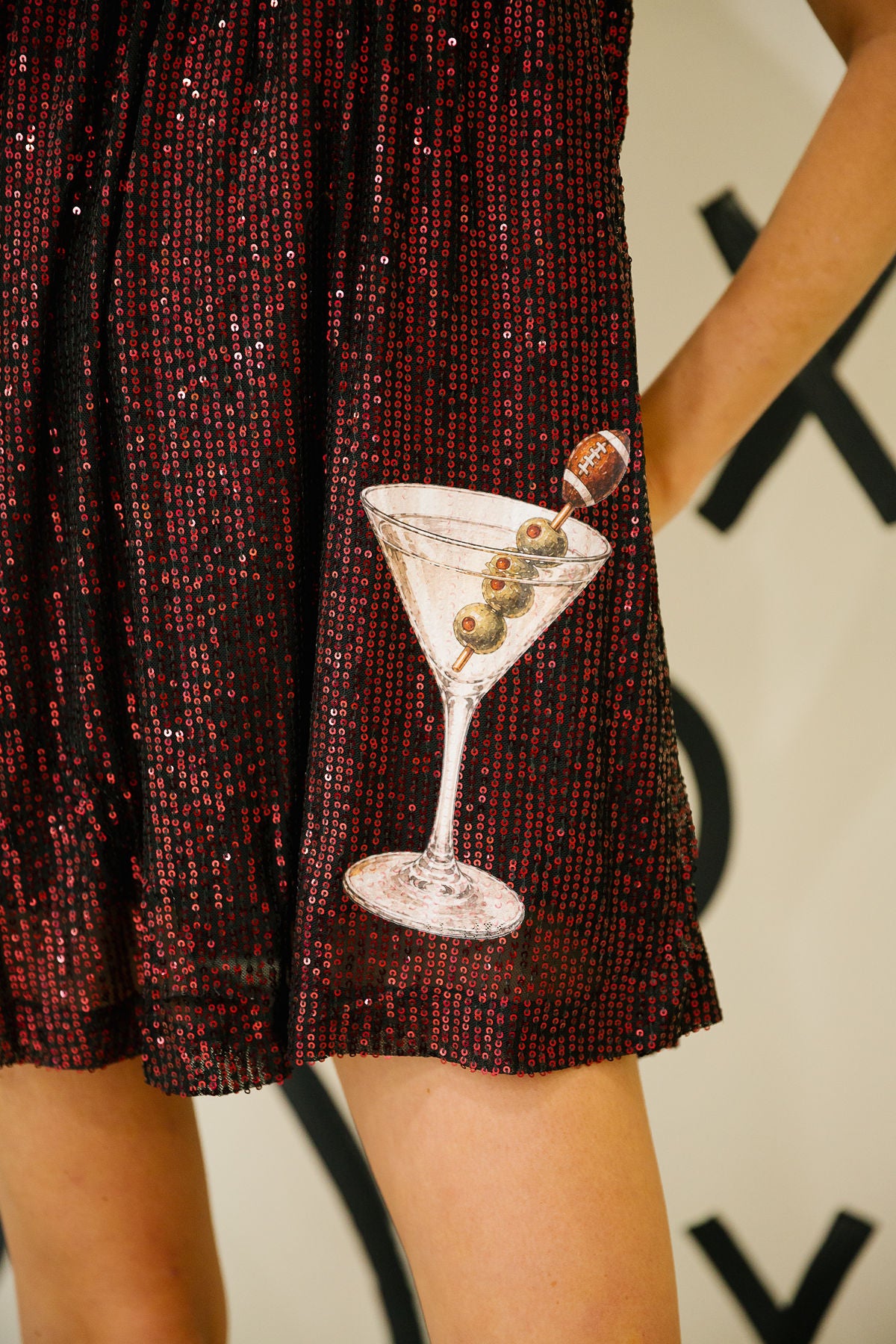 SPORTY MARTINI SEQUIN ROMPER ROMPER Judith March