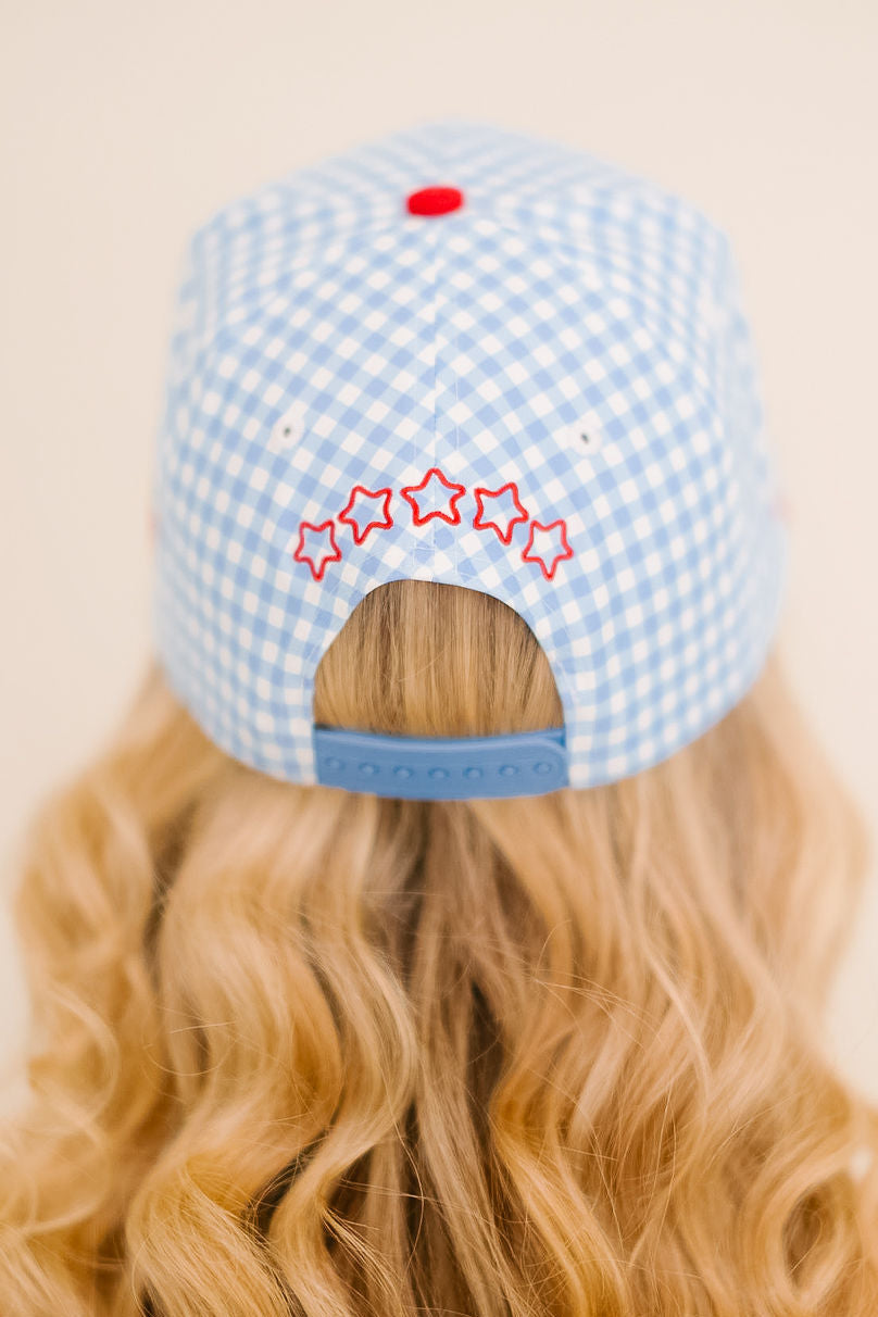 LOVES JESUS & AMERICA TOO STRUCTURED HAT HAT Judith March