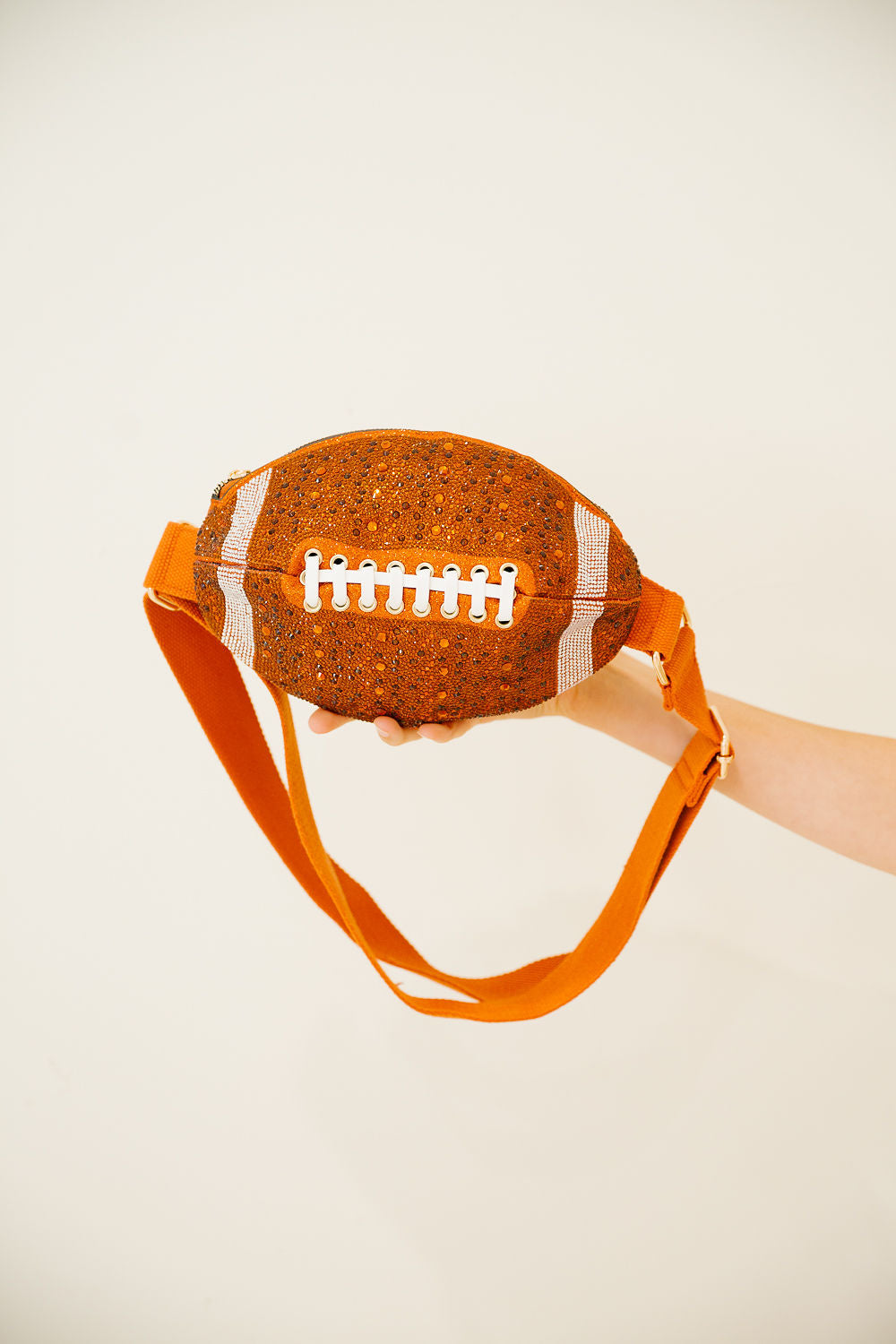 SPARKLE FOOTBALL HANDBAG Clutch Judith March
