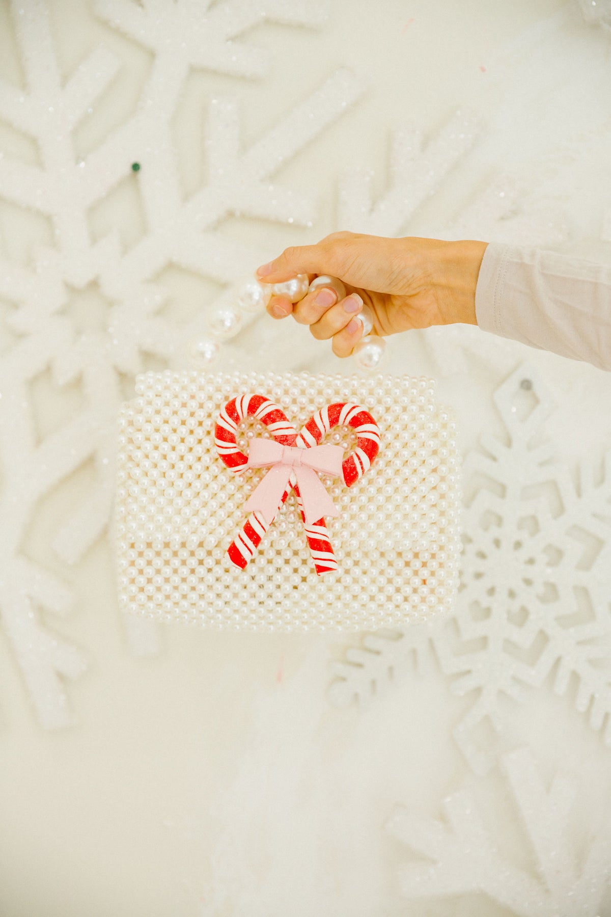 PEPPERMINT PEARL CLUTCH Clutch Judith March