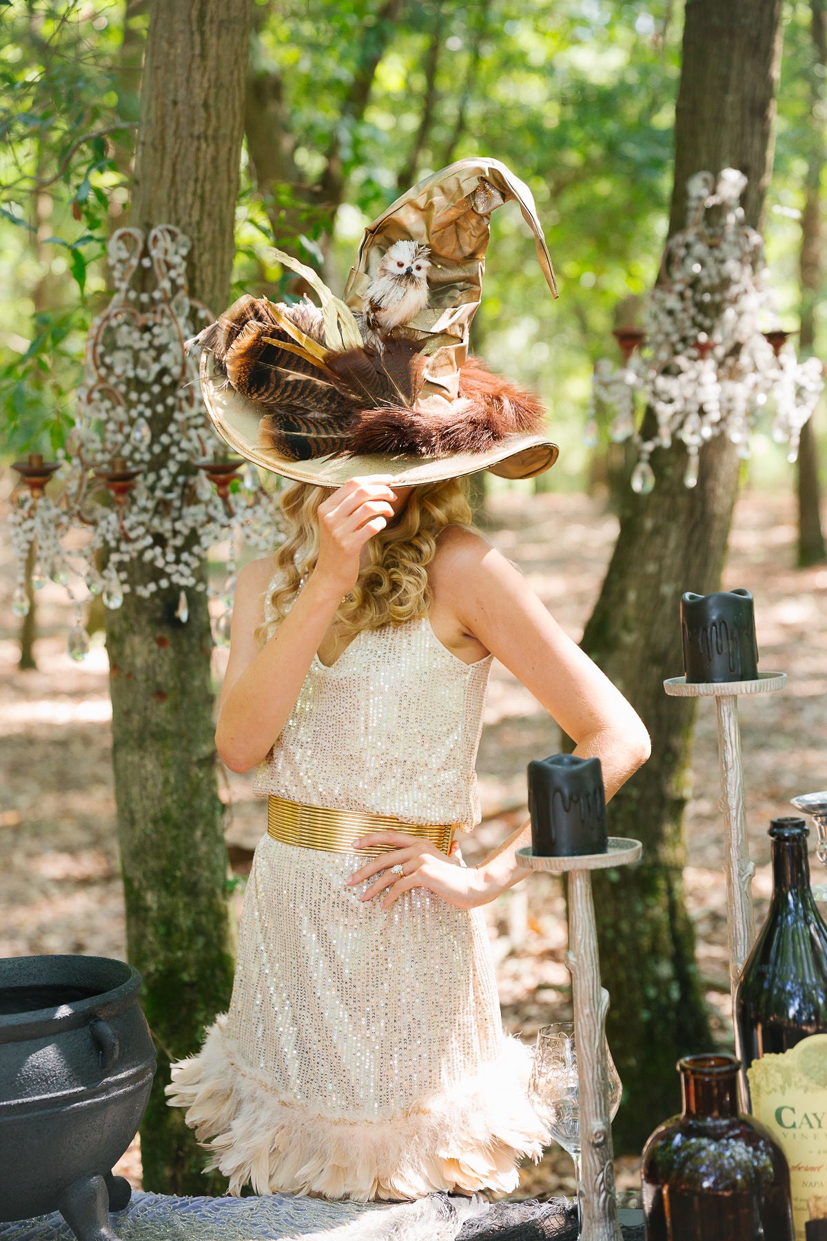 HOCUS POCUS HOOT WITCH HAT (ONE OF A KIND)