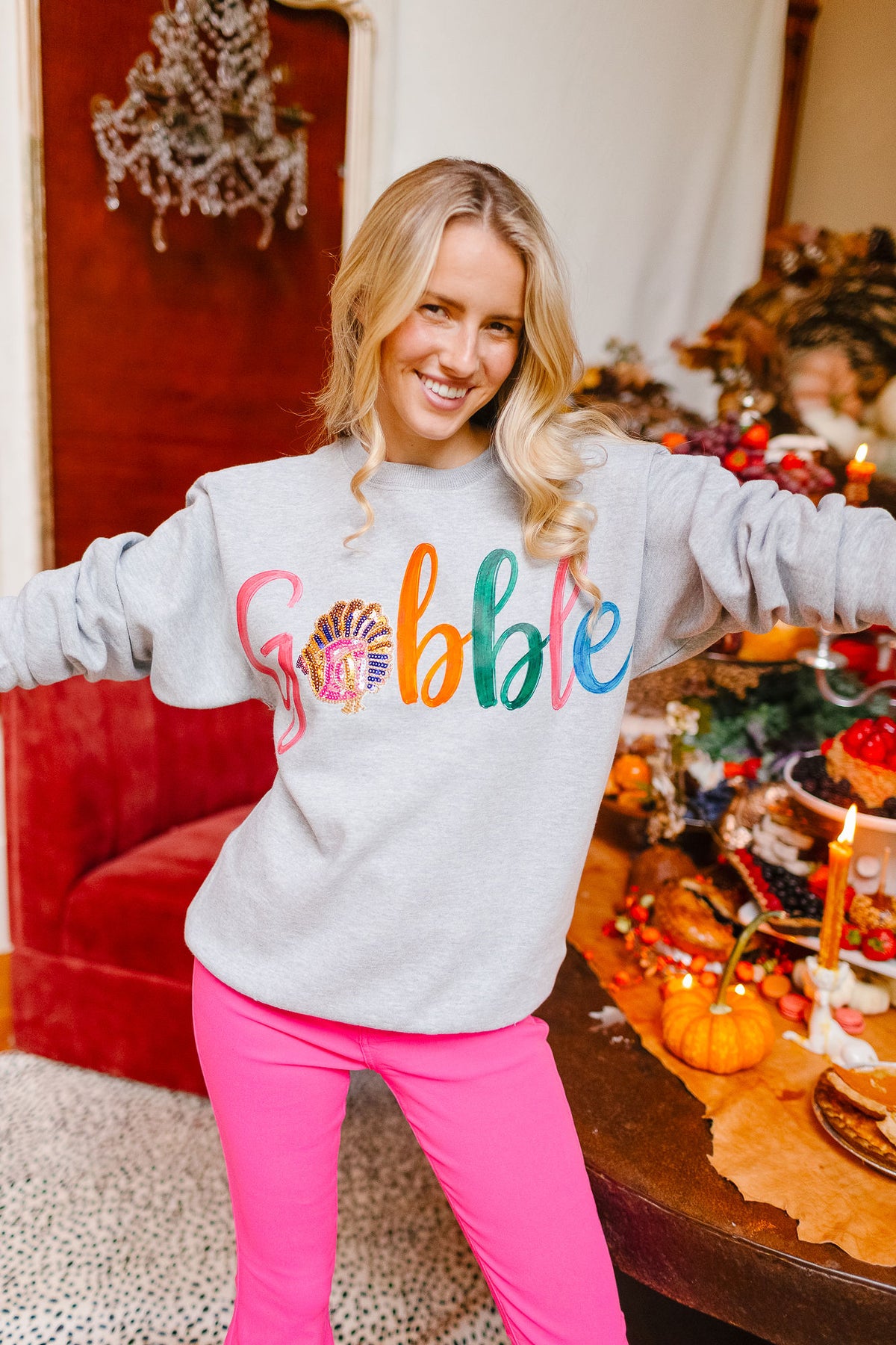 GOBBLE GREY PULLOVER PULLOVER Judith March