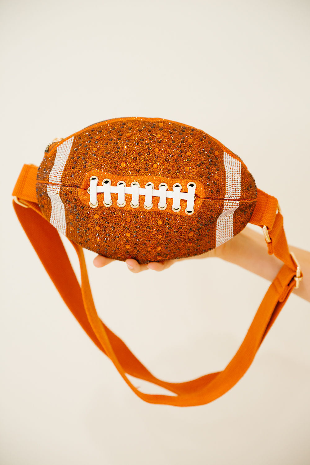 SPARKLE FOOTBALL HANDBAG Clutch Judith March
