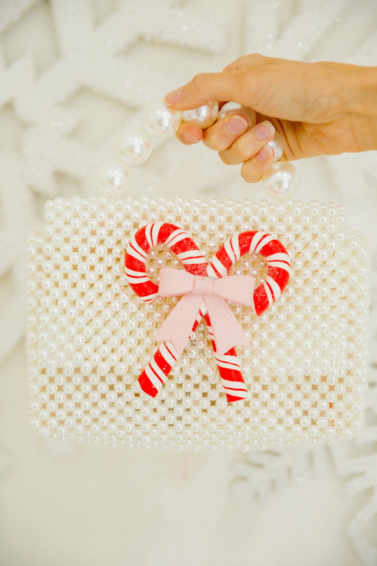 PEPPERMINT PEARL CLUTCH Clutch Judith March