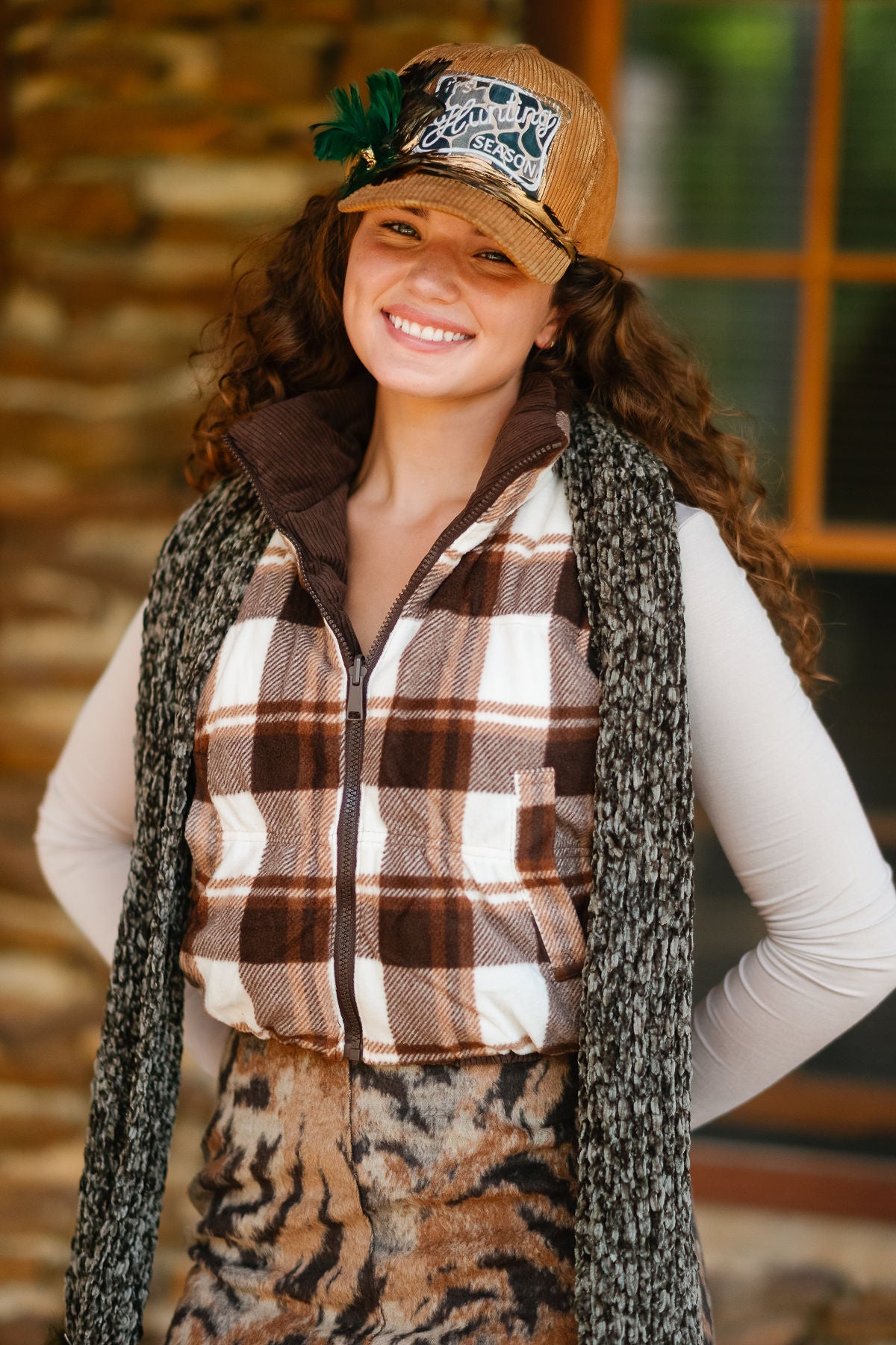 IT'S HUNTING SEASON CORDUROY TRUCKER HAT TRUCKER HAT Judith March
