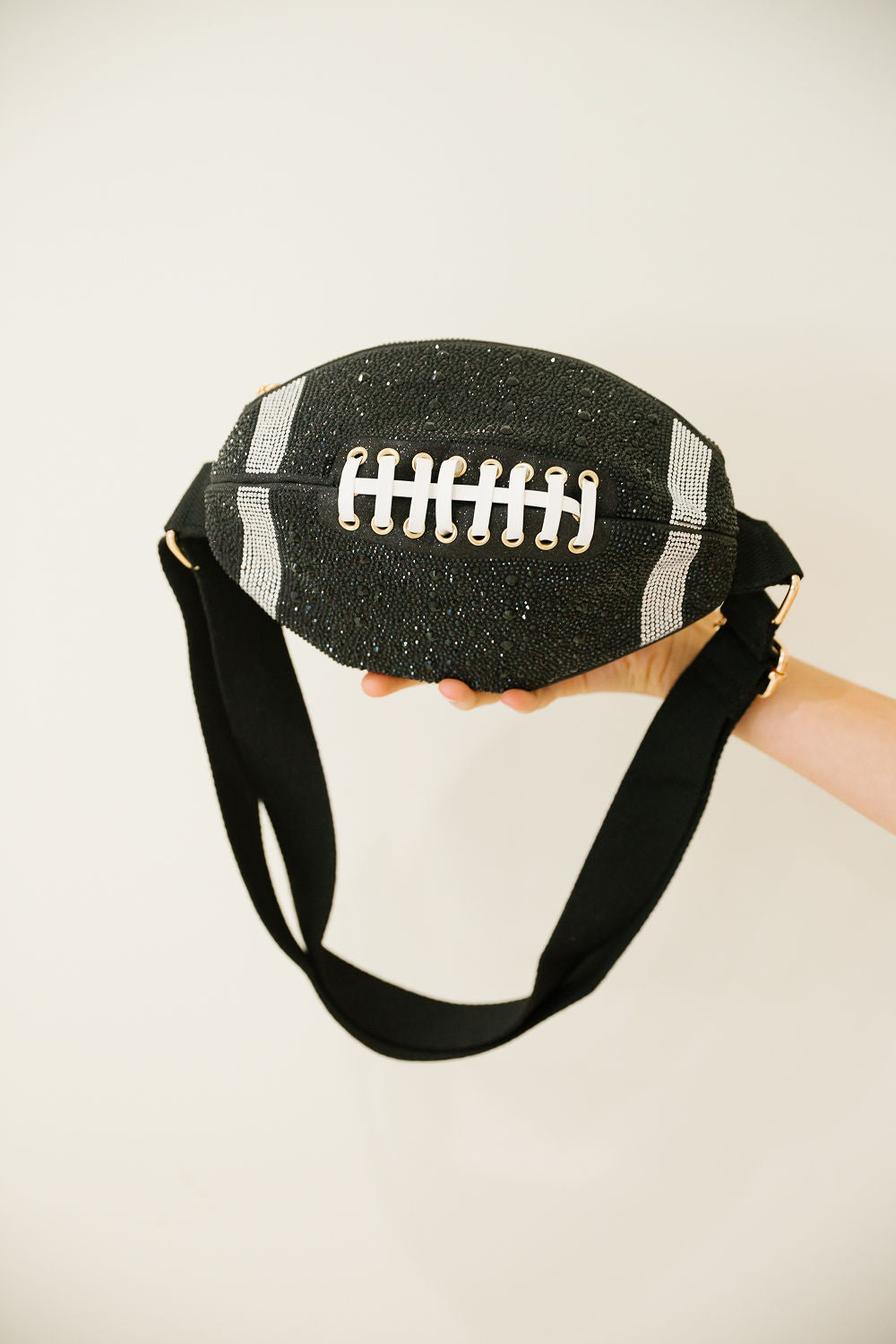 SPARKLE FOOTBALL HANDBAG Clutch Judith March