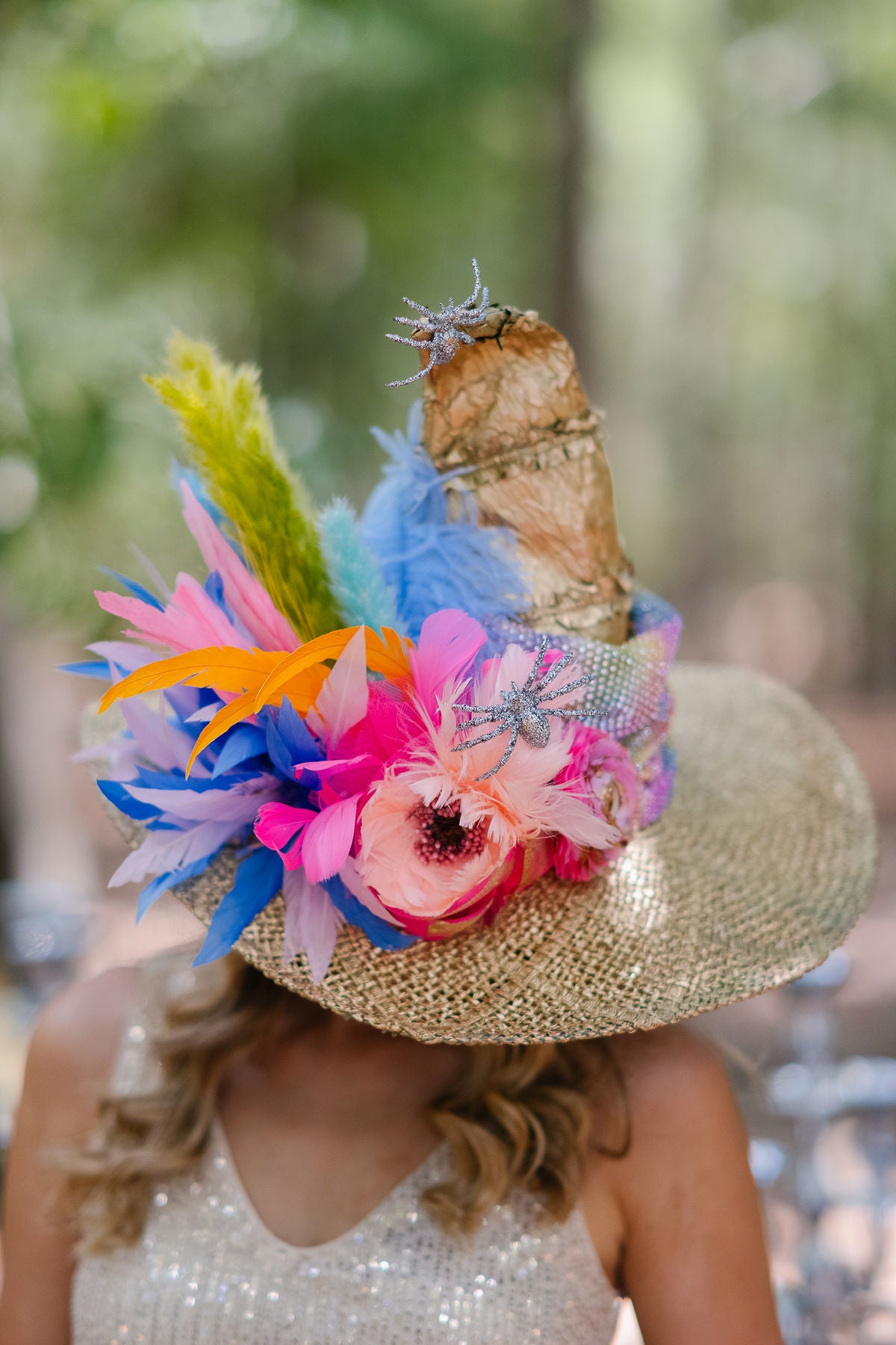 THE COLORFUL COVEN WITCH HAT (ONE OF A KIND) WITCH HAT Judith March