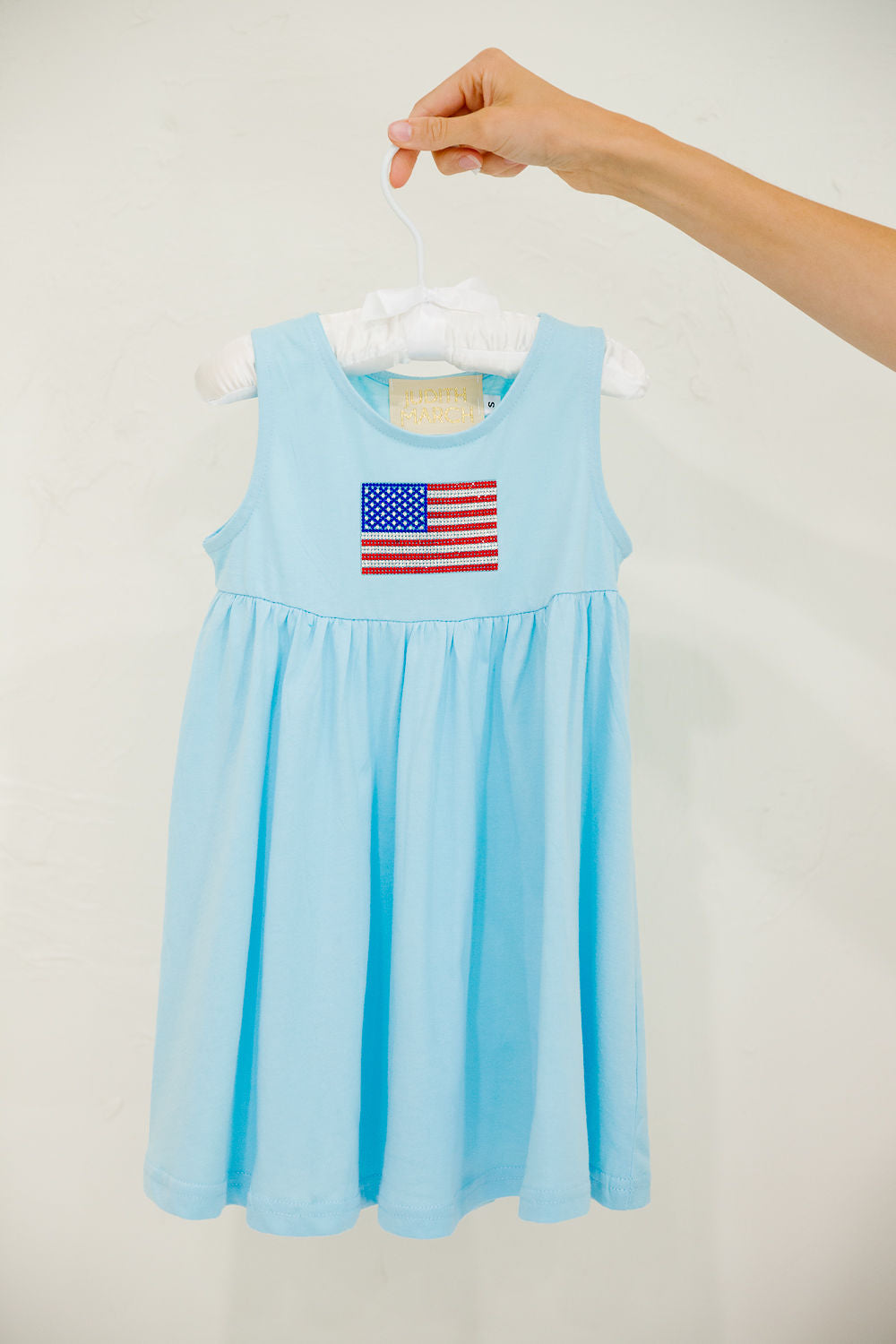 **MINI KIDS AMERICAN FLAG BLUE DRESS DRESS Judith March