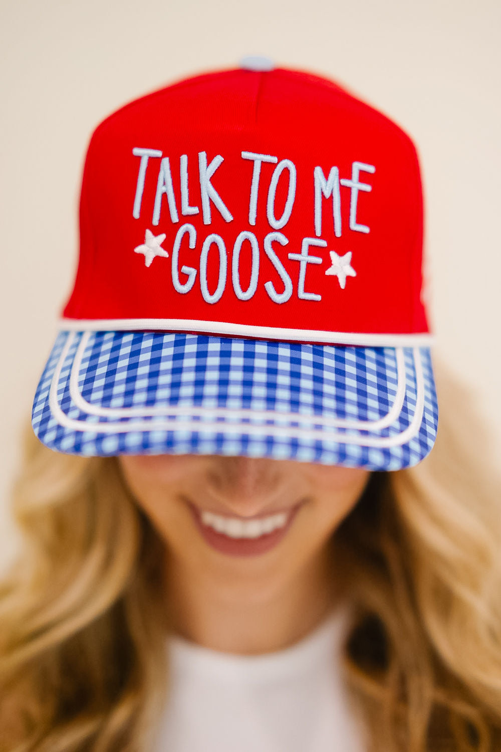 TALK TO ME GOOSE STRUCTURED HAT HAT Judith March