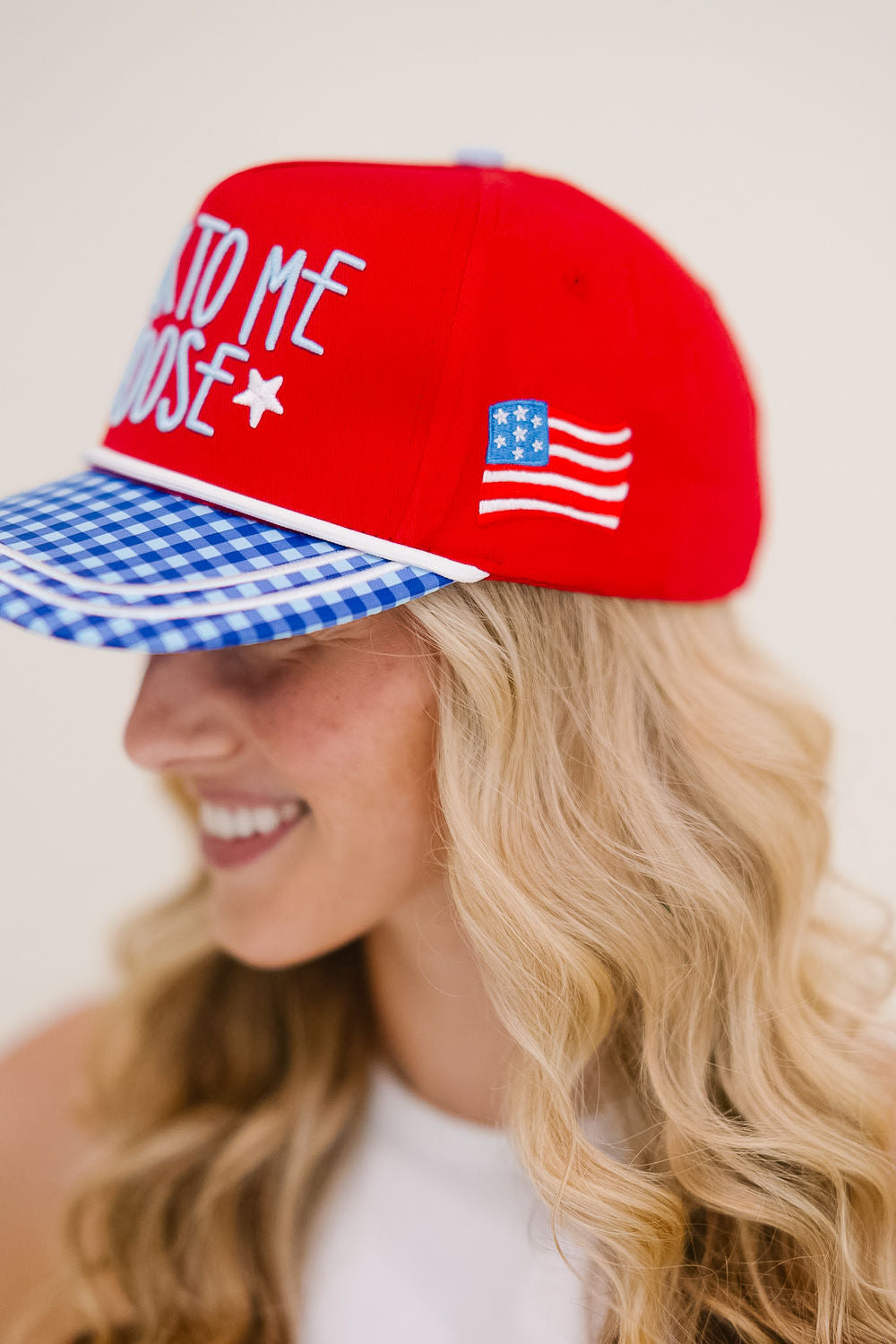 TALK TO ME GOOSE STRUCTURED HAT HAT Judith March