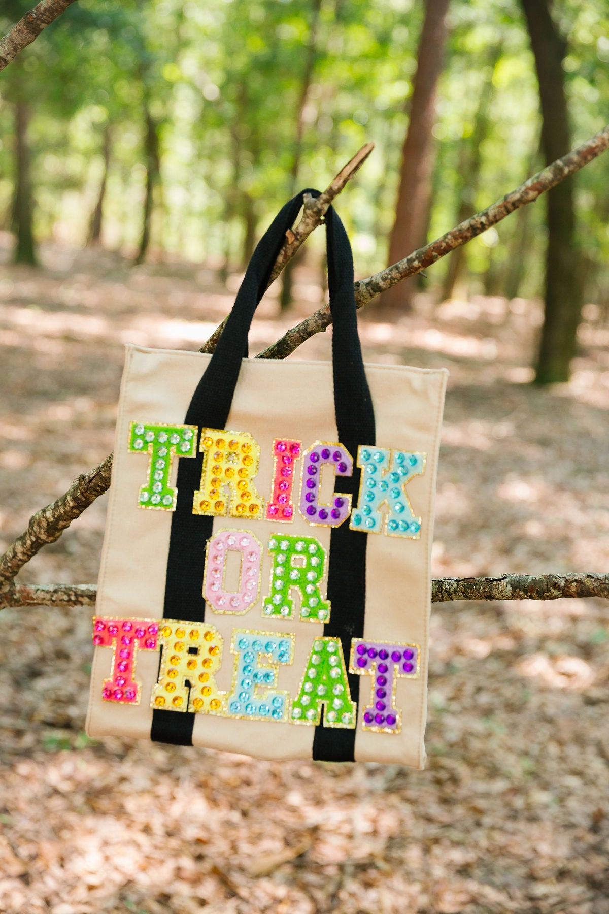 COLORFUL TRICK OR TREAT CARRYALL TOTE Clutch Judith March