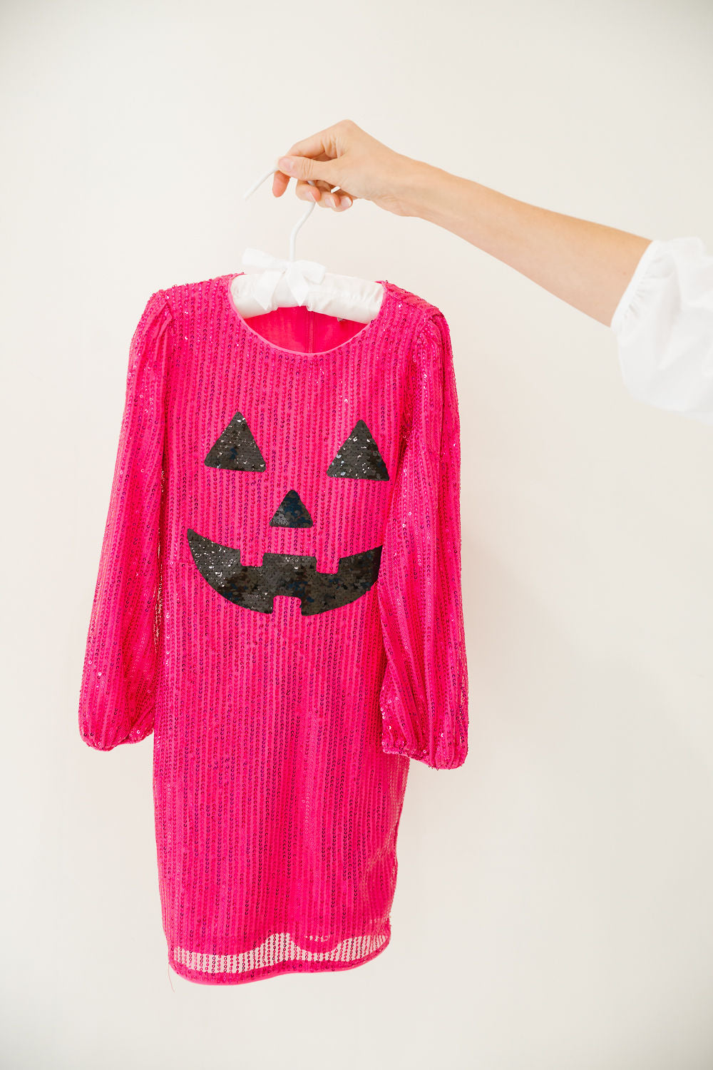 *MINI KIDS HOT PINK JACKO'LANTERN DRESS - 6Y DRESS Judith March