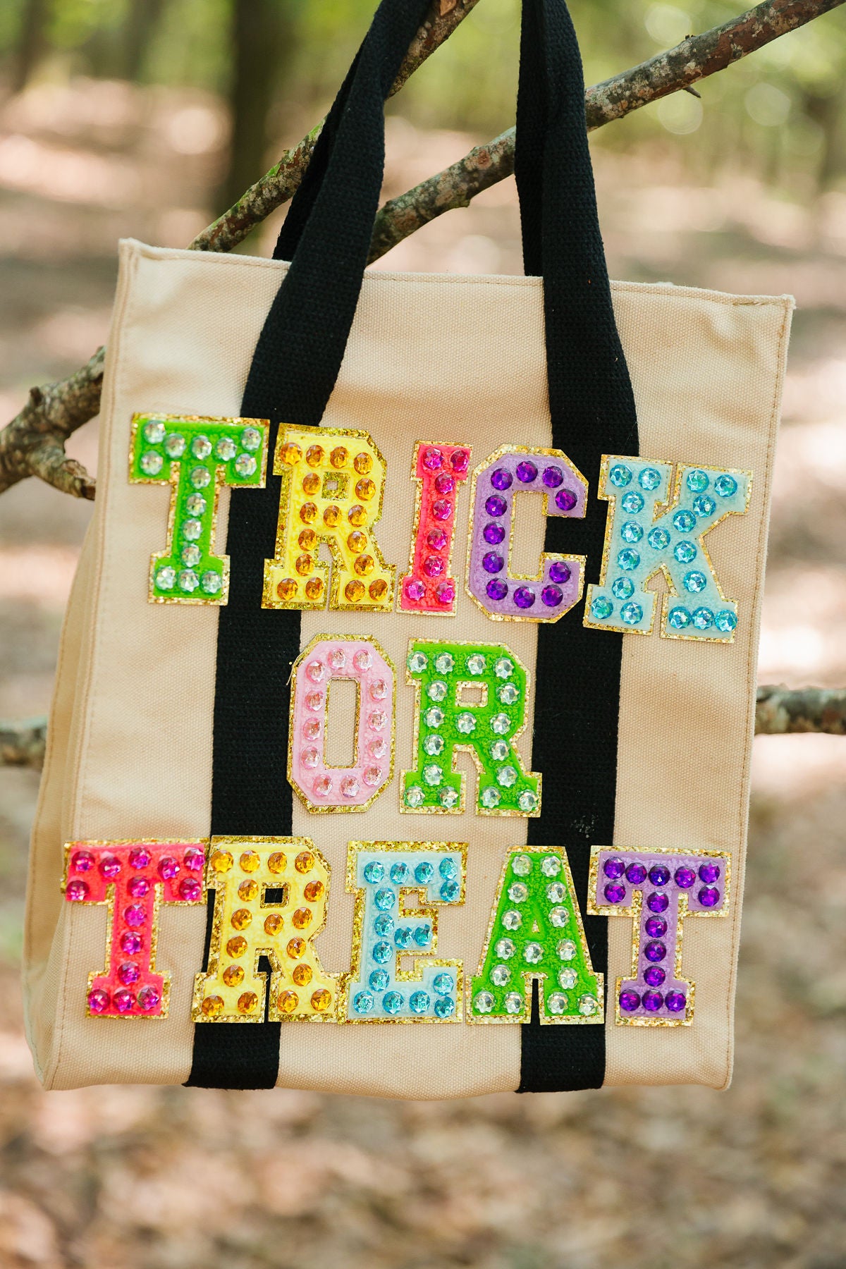COLORFUL TRICK OR TREAT CARRYALL TOTE Clutch Judith March