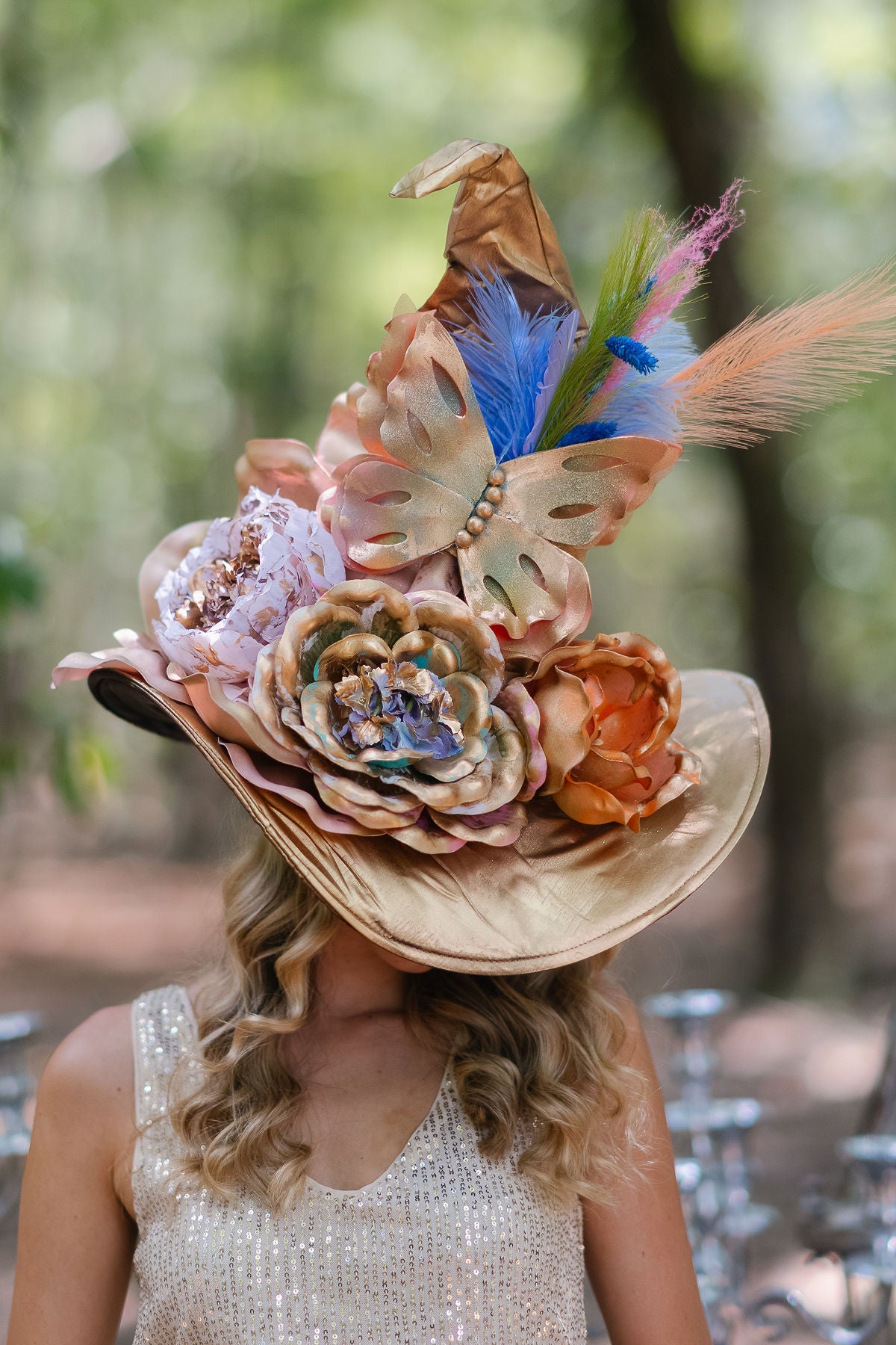 THE WINGS OF WHIMSY WITCH HAT (ONE OF A KIND) WITCH HAT Judith March