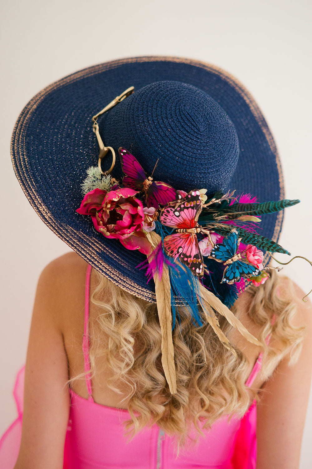 GARDEN GALA NAVY SUN HAT RANCHER HAT Judith March