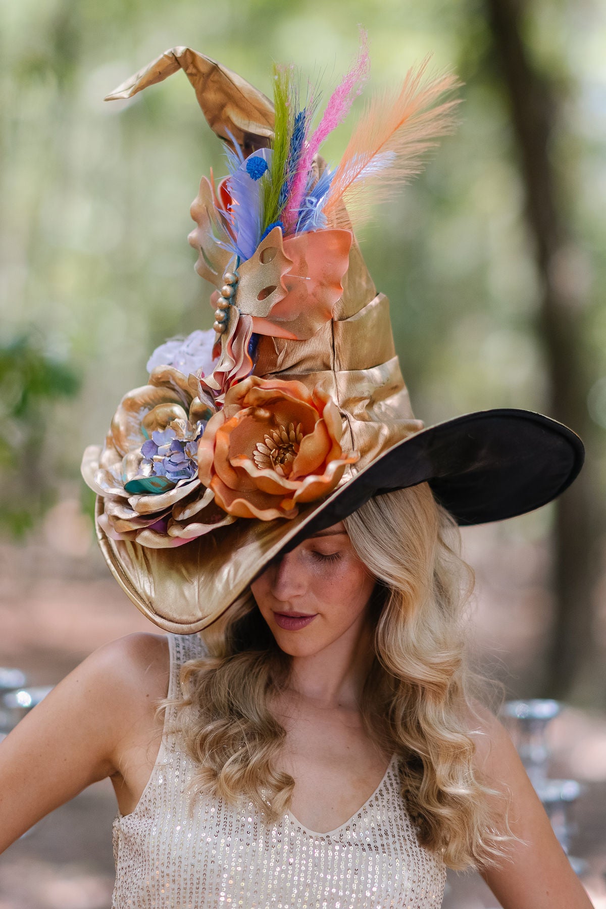 THE WINGS OF WHIMSY WITCH HAT (ONE OF A KIND) WITCH HAT Judith March