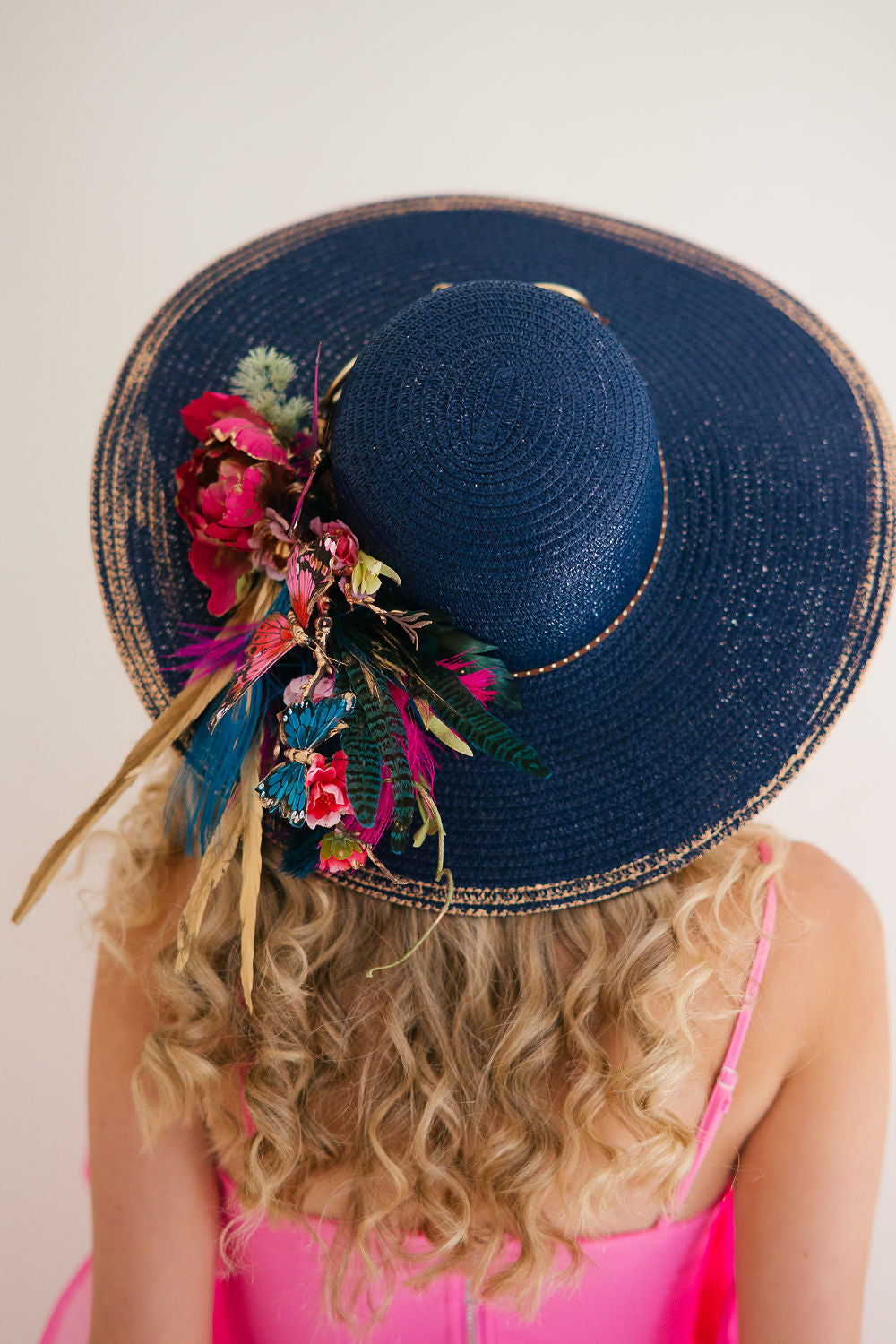 GARDEN GALA NAVY SUN HAT RANCHER HAT Judith March