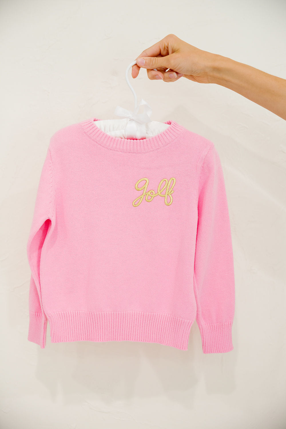 **MINI KIDS GOLF PINK SWEATER SWEATER Judith March
