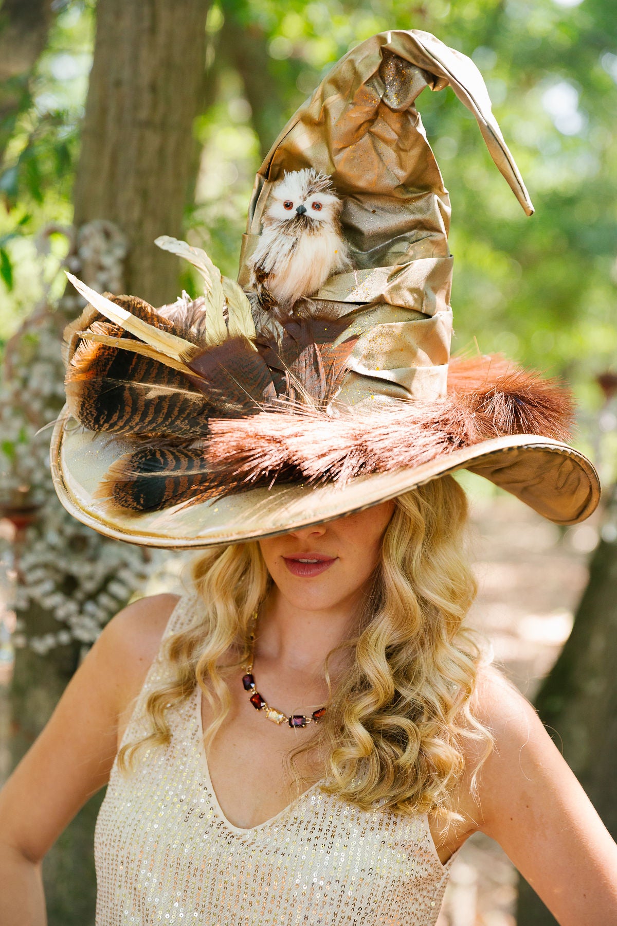 HOCUS POCUS HOOT WITCH HAT (ONE OF A KIND)