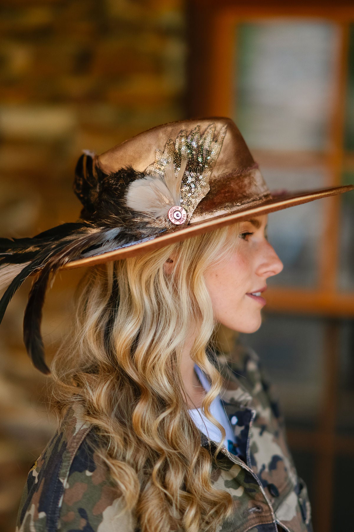 THE GAMEBIRD GLAMOUR RANCHER HAT RANCHER HAT Judith March