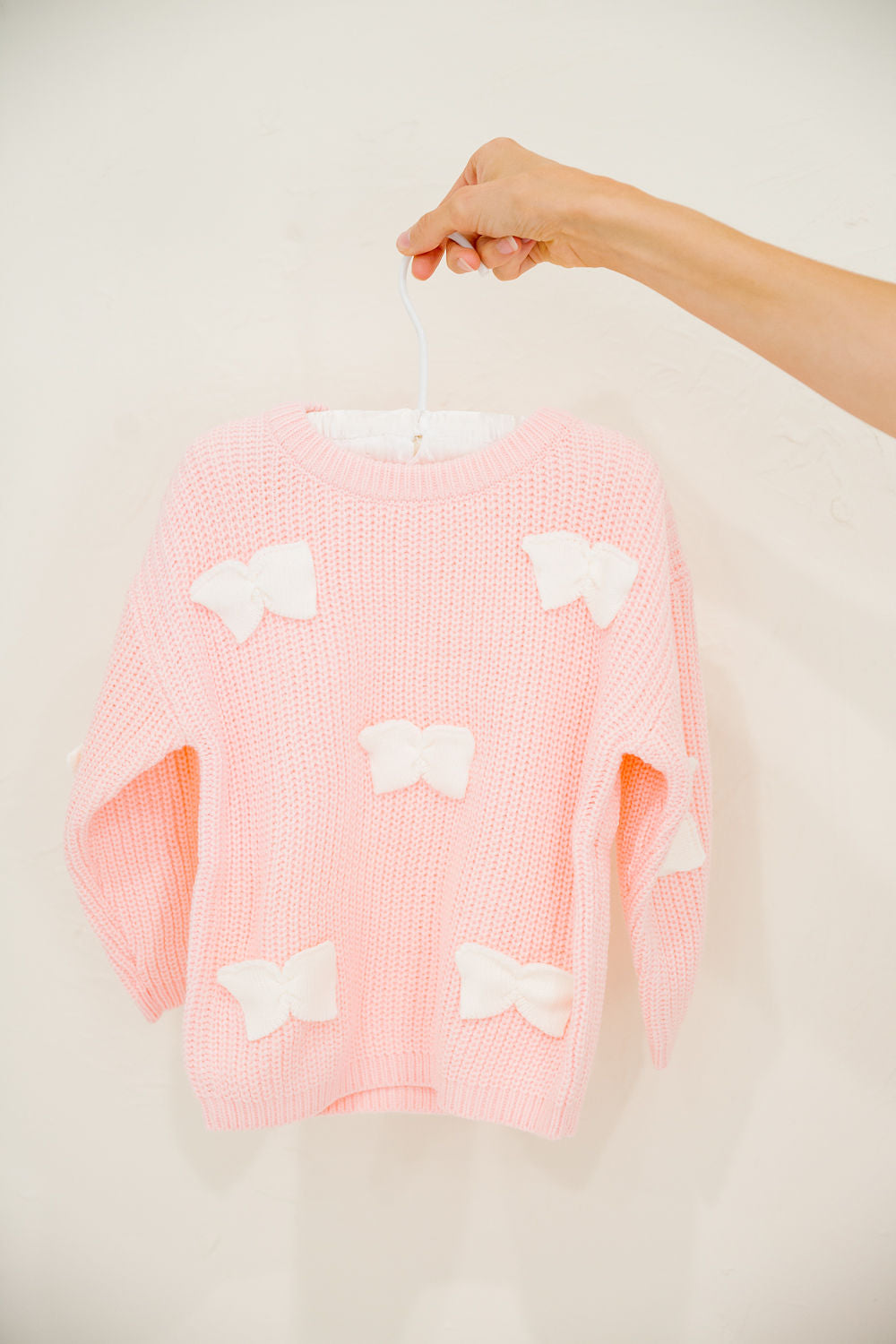 *MINI KIDS BOW PINK SWEATER - 2T SWEATER Judith March