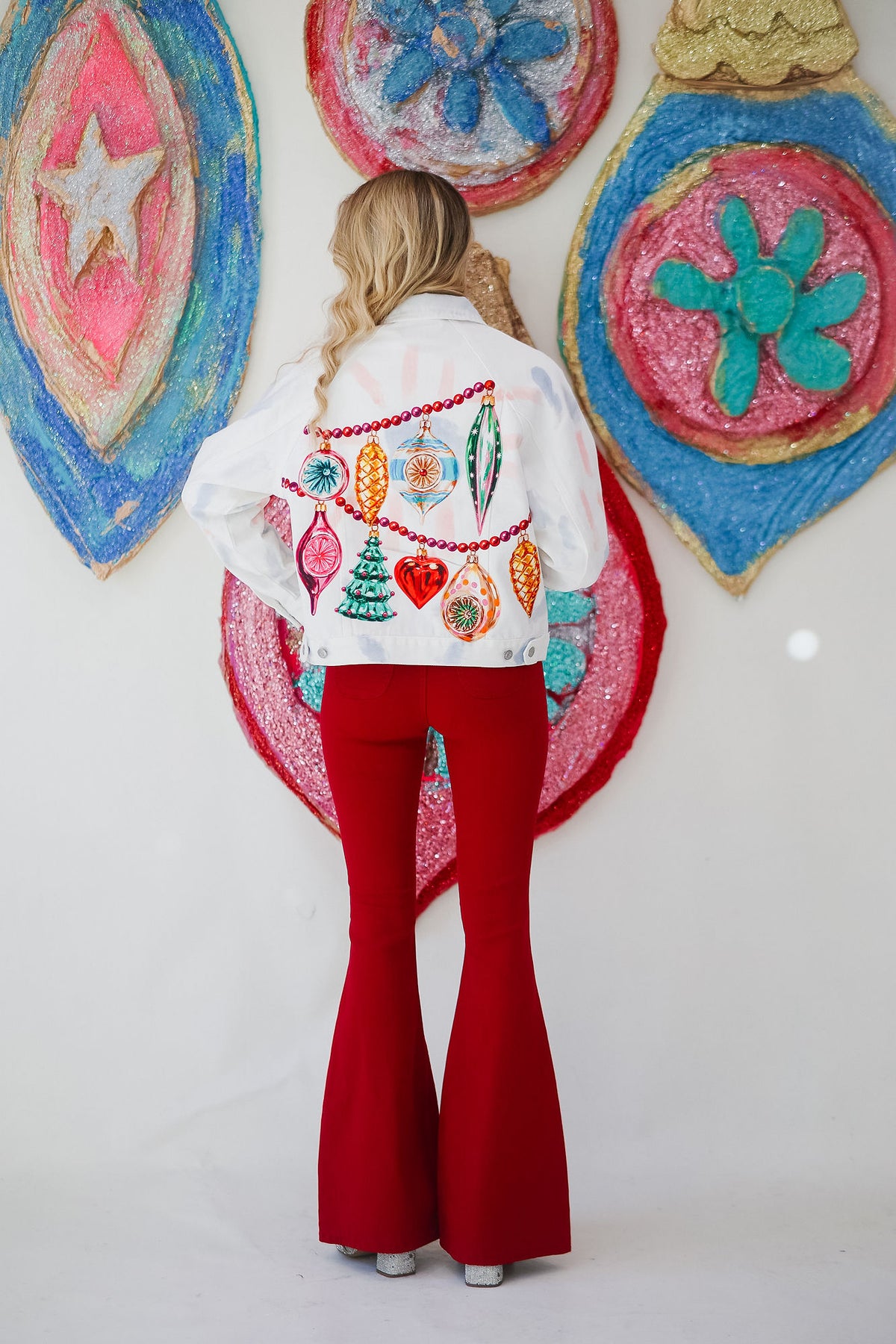 DECK THE HALLS TIE DYE JACKET