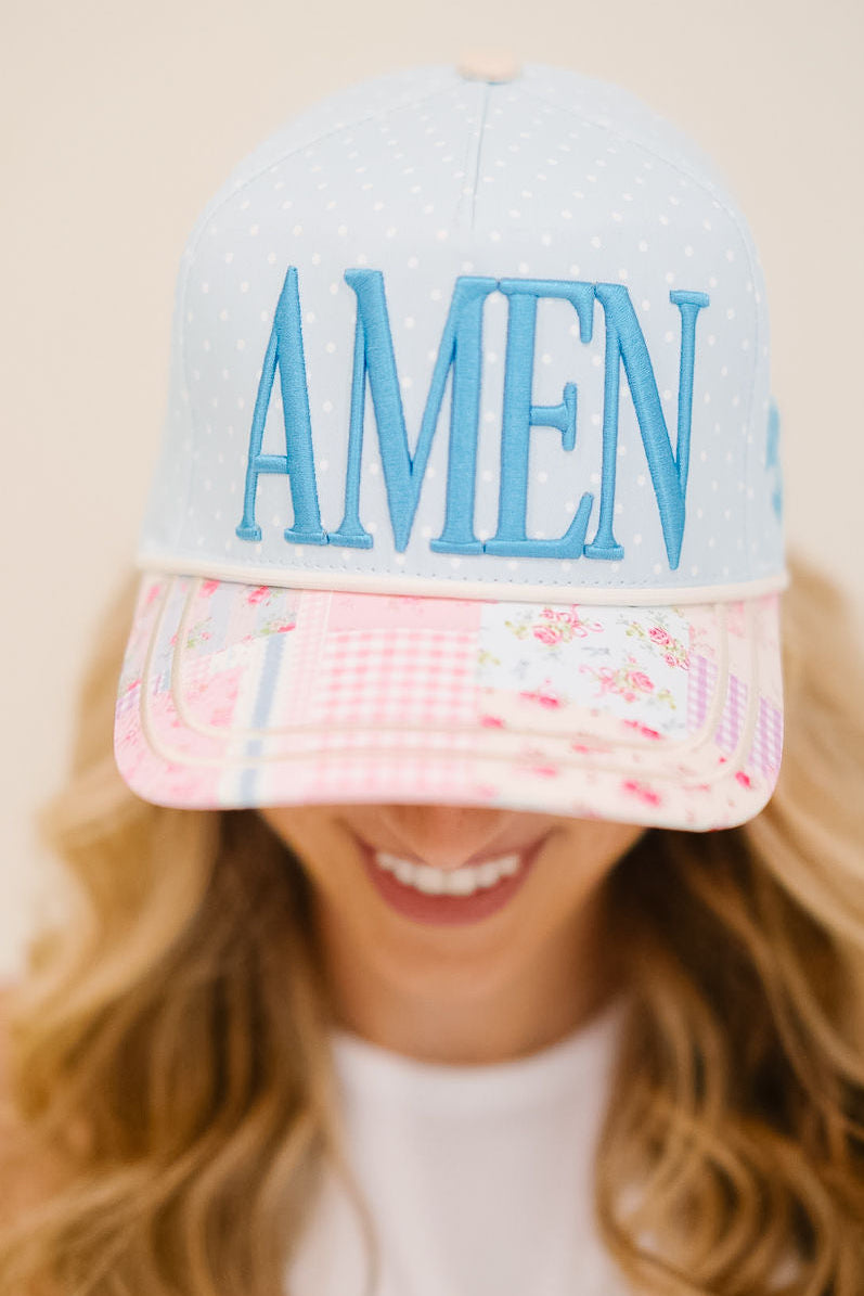 AMEN FLORAL STRUCTURED HAT HAT Judith March