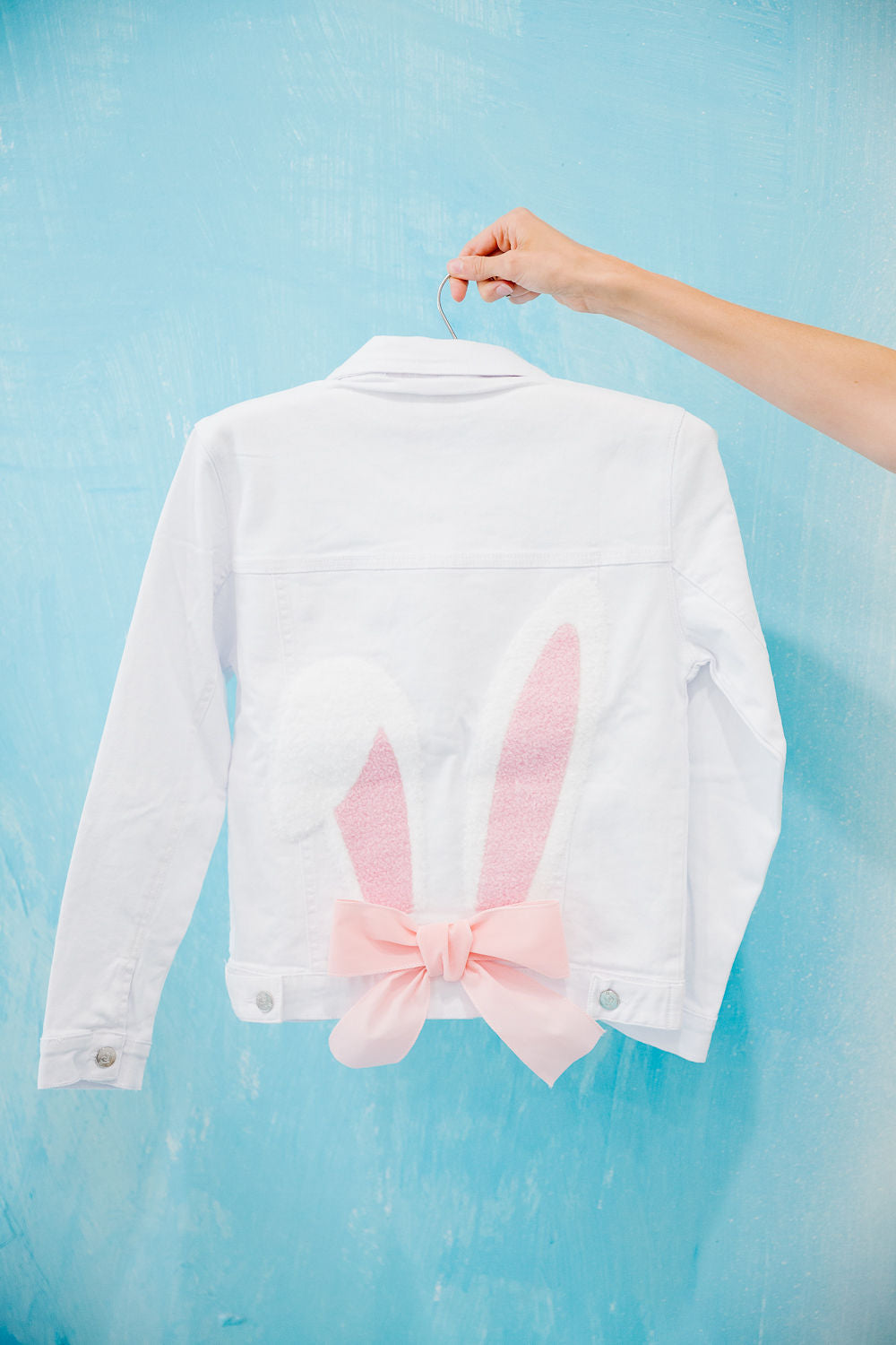 *MINI KIDS BUNNY EARS WHITE JACKET - LARGE (12/14) JACKET Judith March
